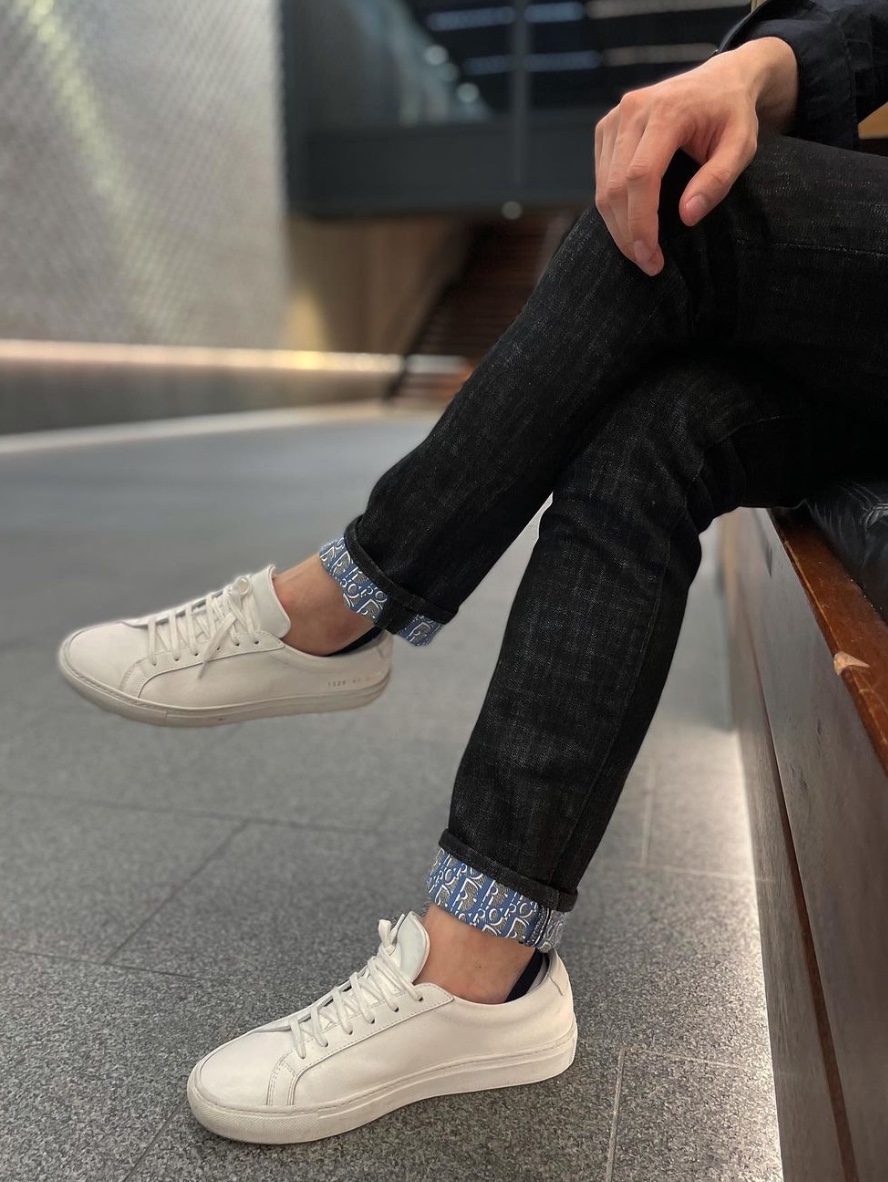 Common Projects Original Achilles Low White 착용 스타일