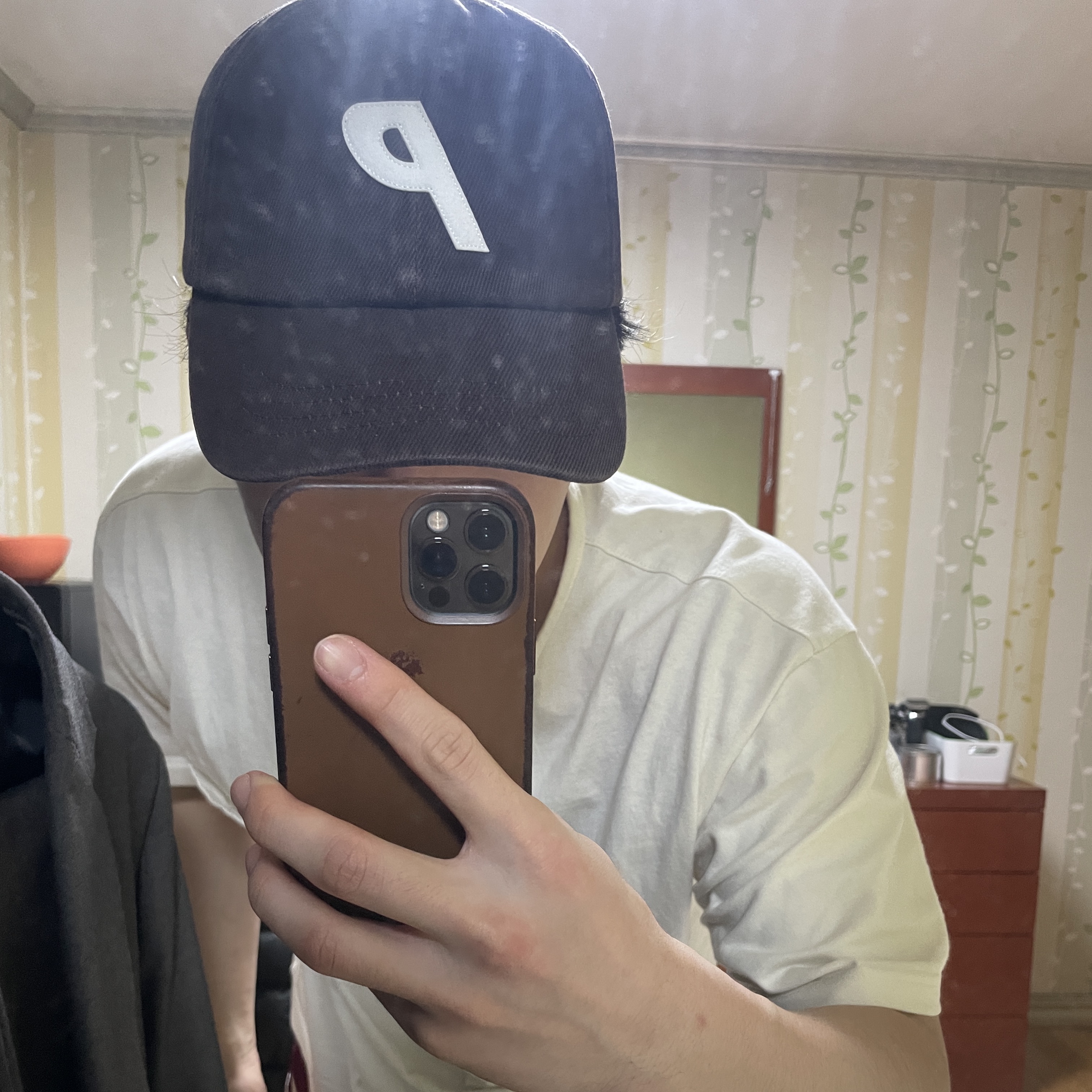 Palace P 6-Panel Cap Brown - 23FW 착용 스타일