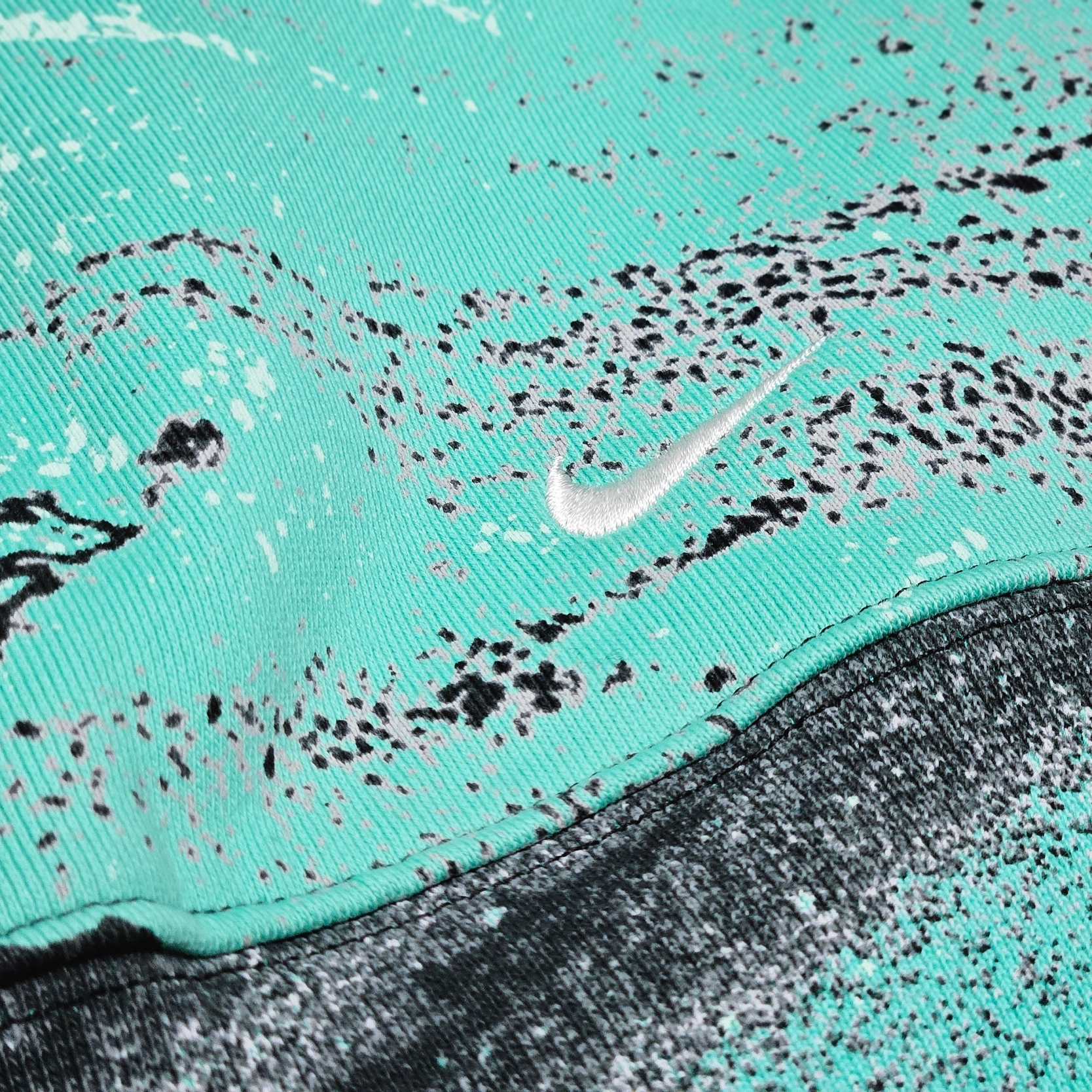 Nike ACG Therma Fit Crew Fleece AOP Sweatshirt Light Menta - Asia 착용 스타일 - 7