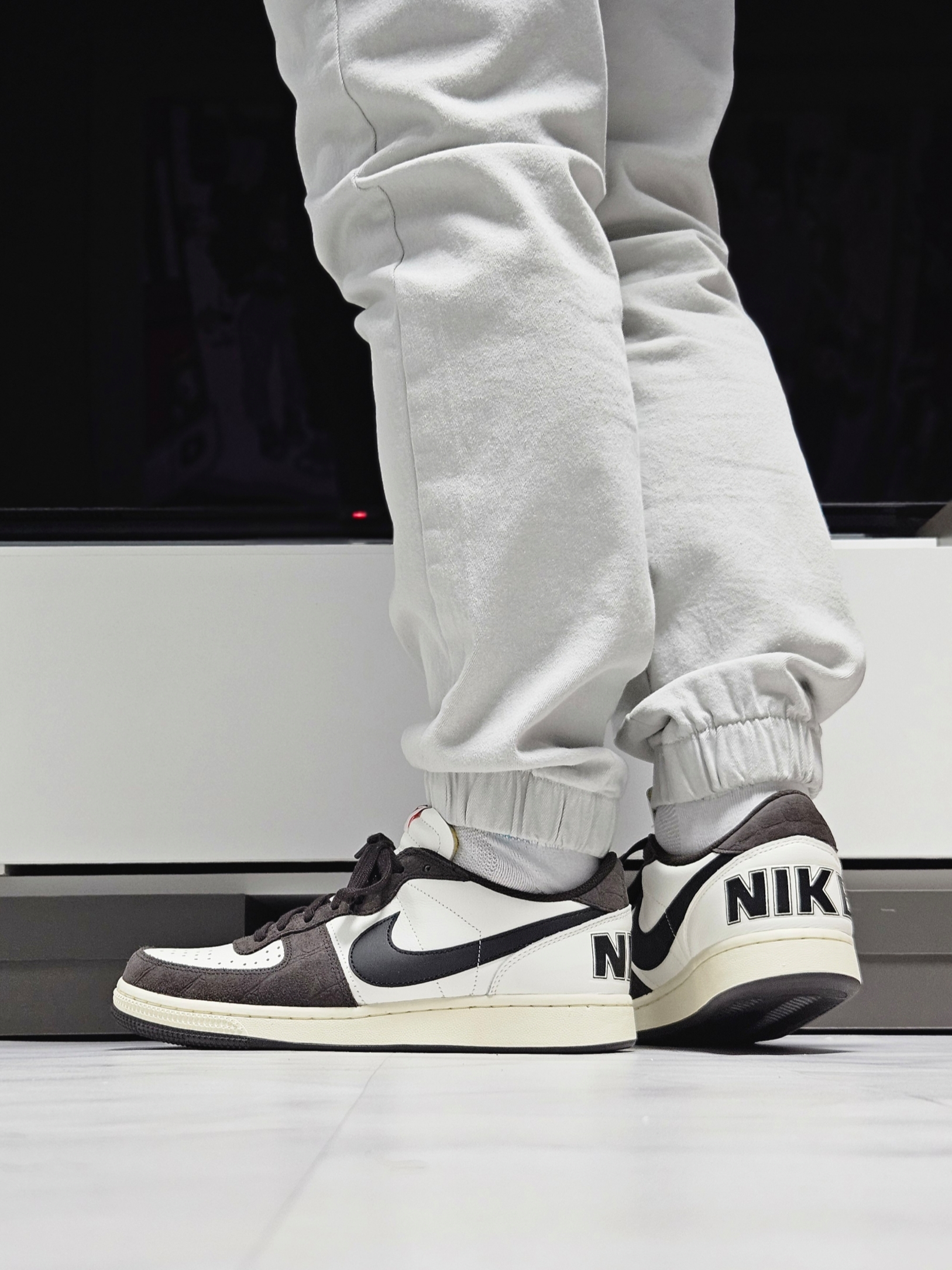 Nike Terminator Low Velvet Brown 착용 스타일 - 1