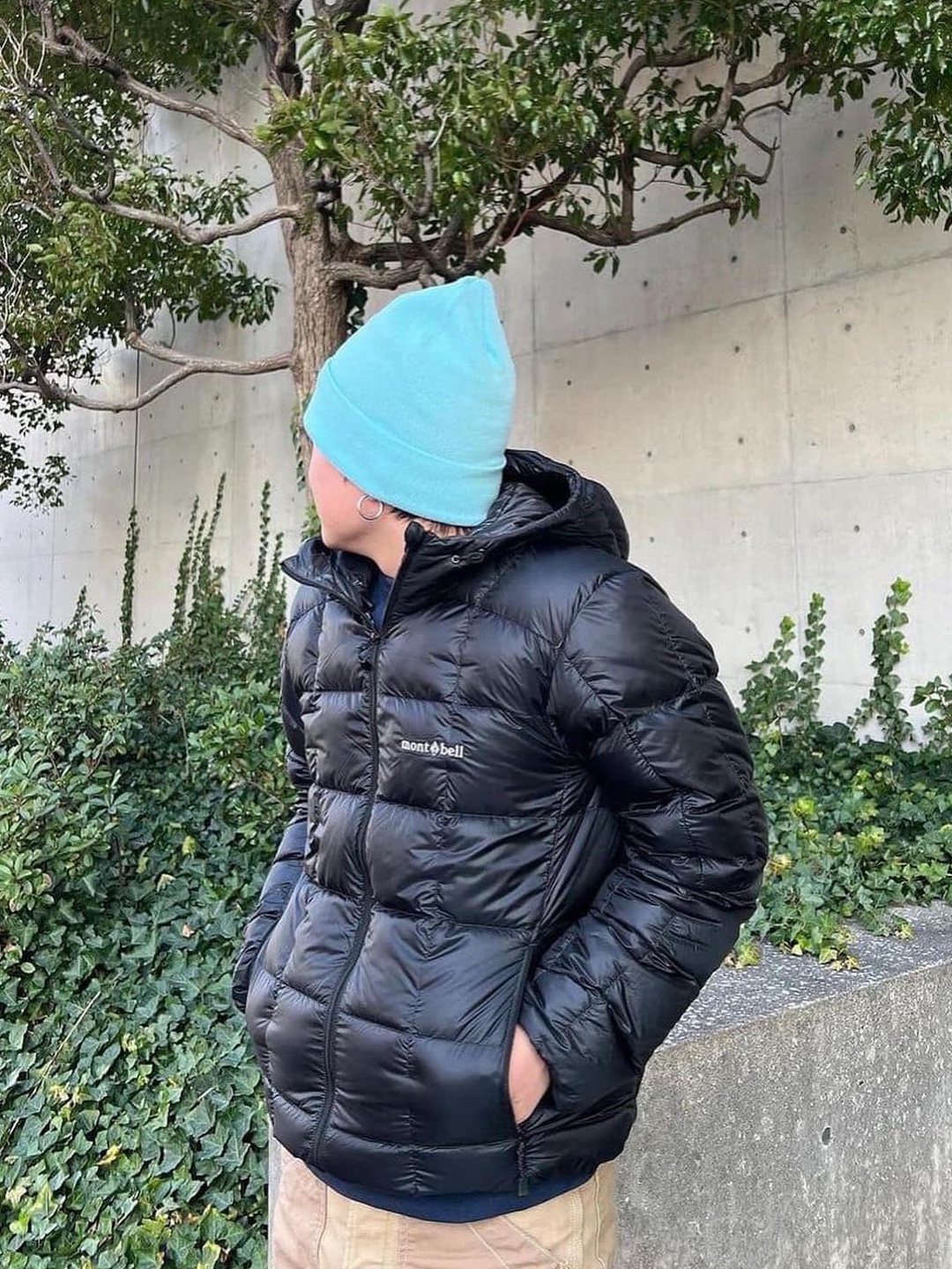 Montbell Alpine Down Parka Black, Montbell Neige Down Parka Black 착용 스타일 - 5