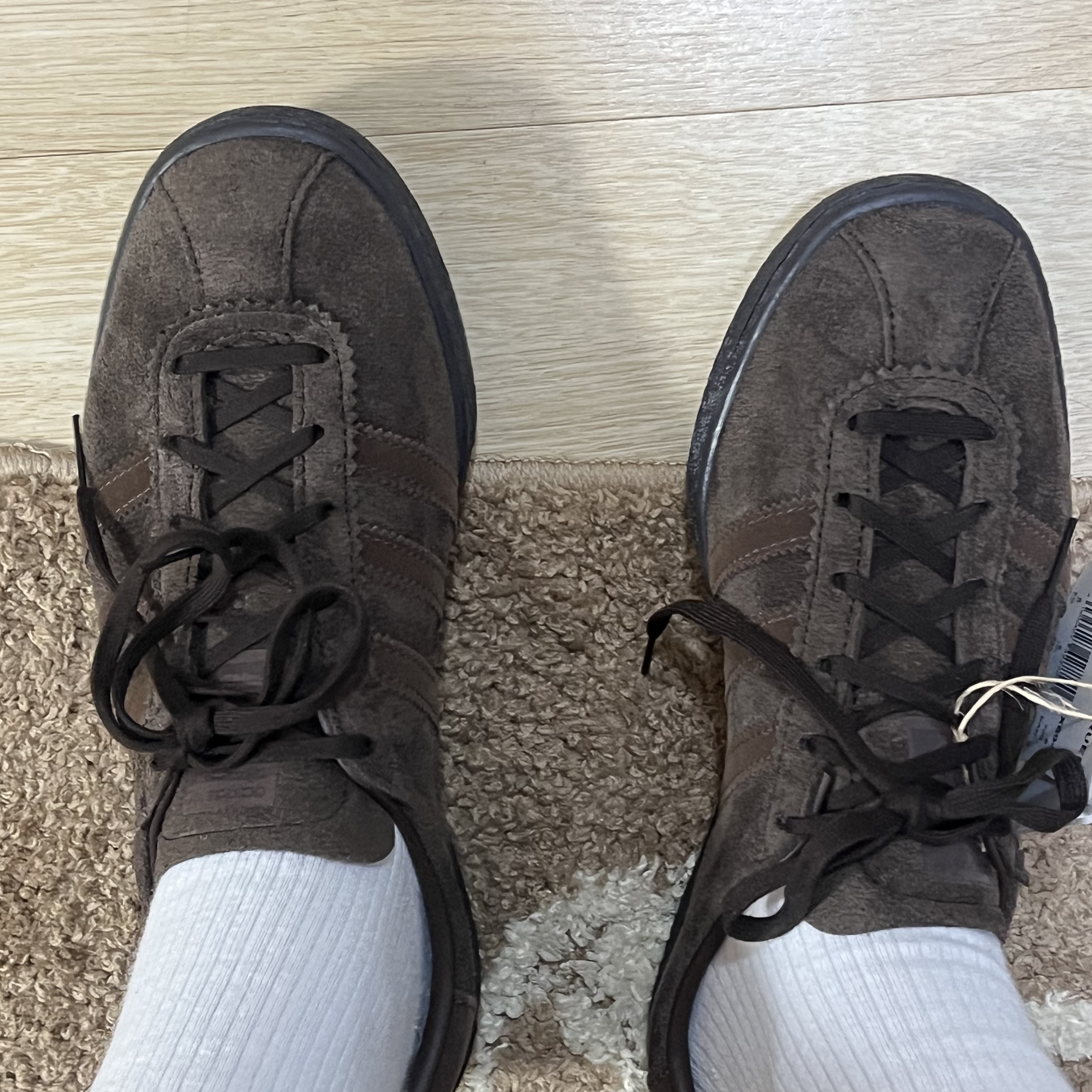 Adidas Tobacco Gruen Dark Brown 착용 스타일 - 3