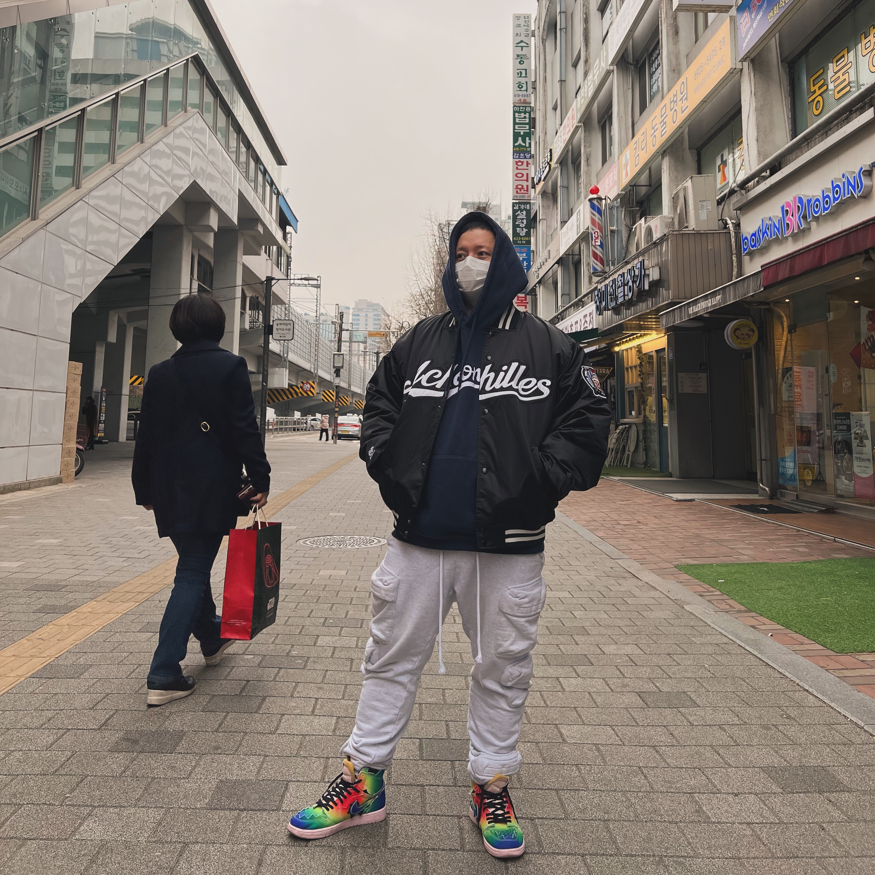 Jordan 1 x J Balvin Retro High OG 착용 스타일
