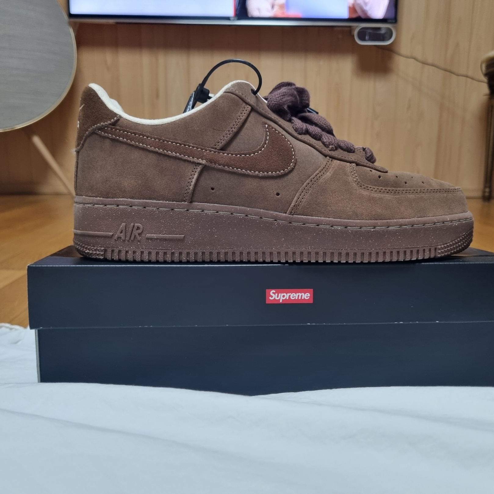 (W) Nike Air Force 1 '07 Cacao Wow 착용 스타일
