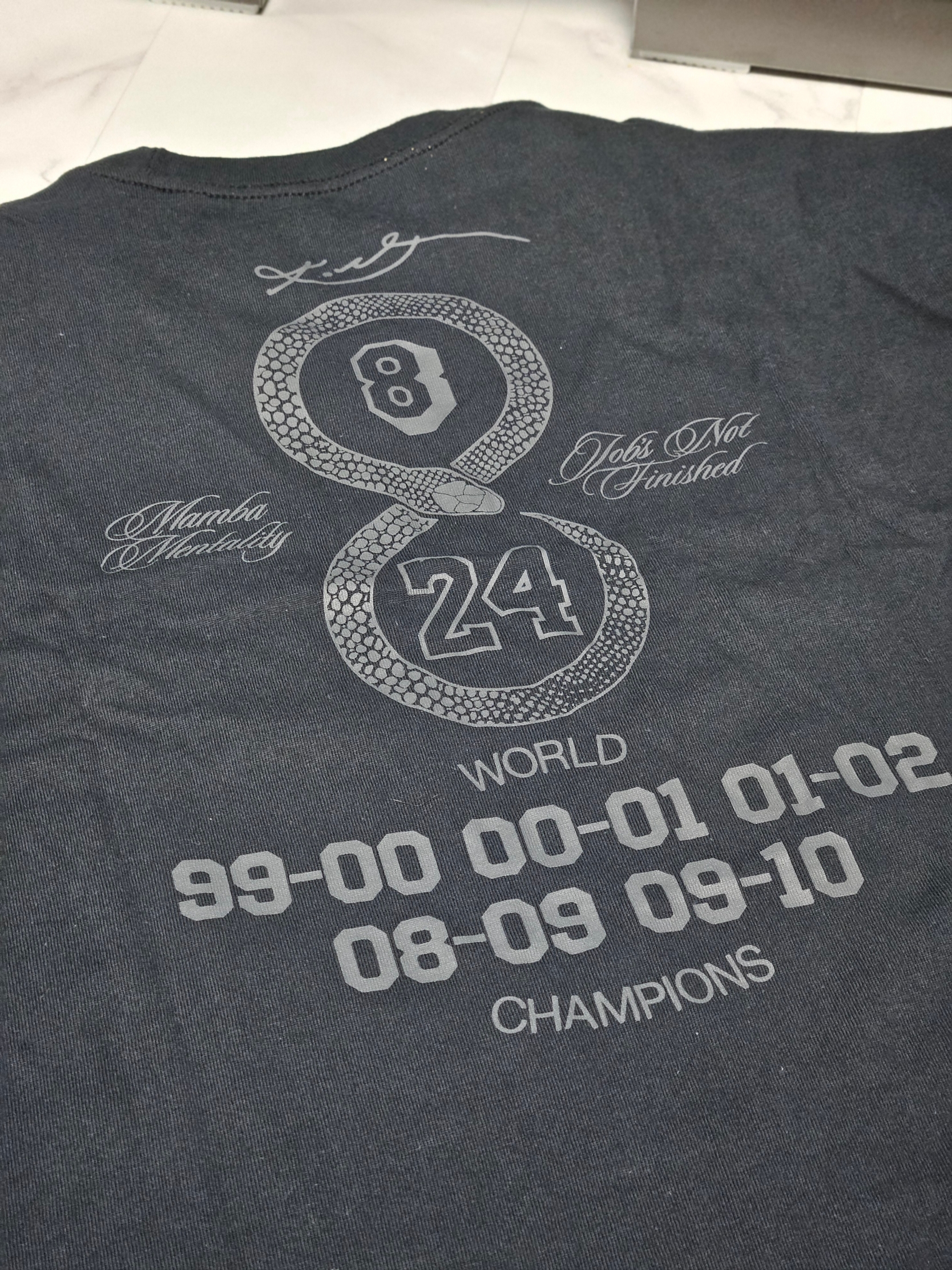 Nike Kobe Mamba Mentality T-Shirt Black - Asia 착용 스타일 - 1