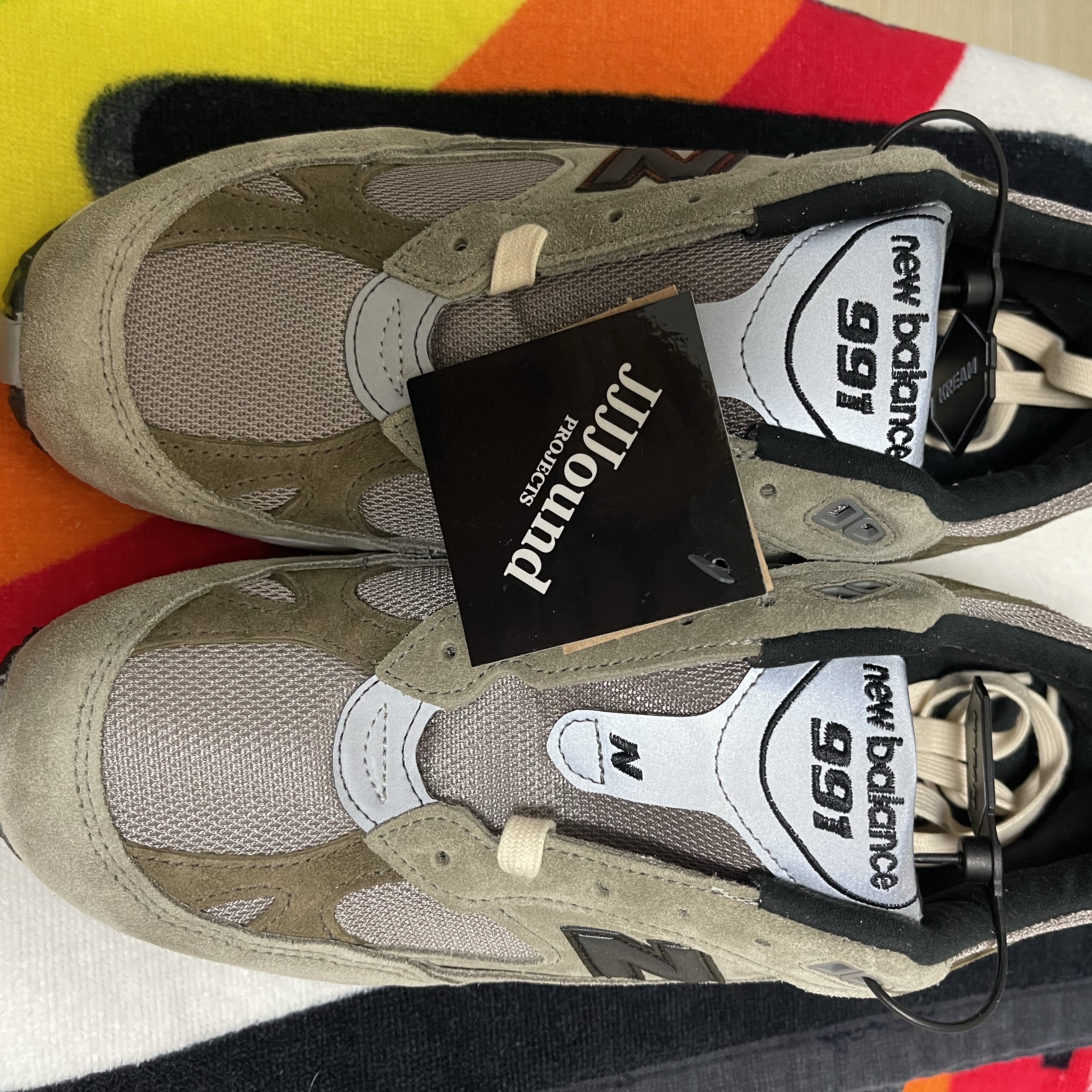 New Balance x JJJJound 991 Made in UK Grey 착용 스타일