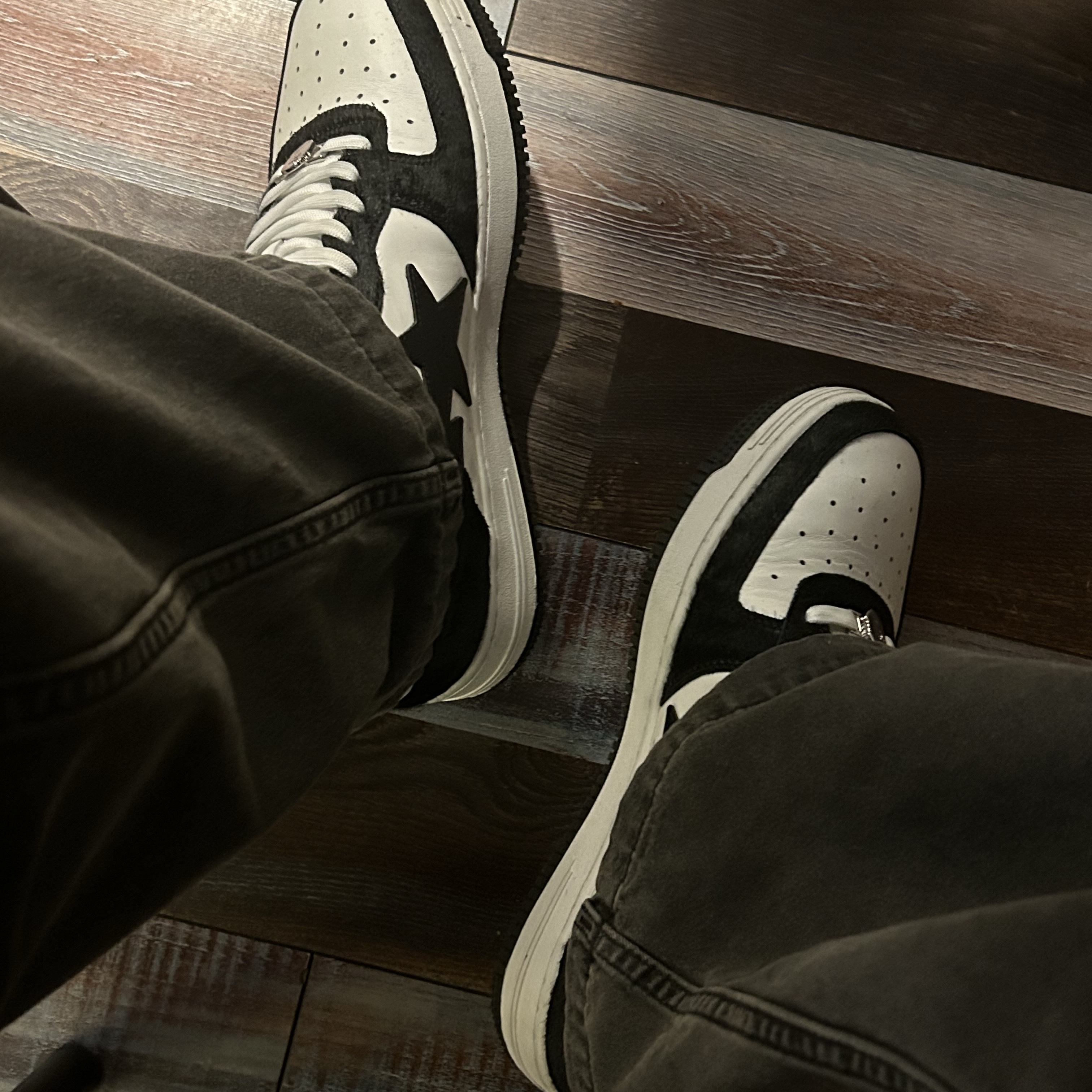Bape Bape Sta #1 Black 착용 스타일