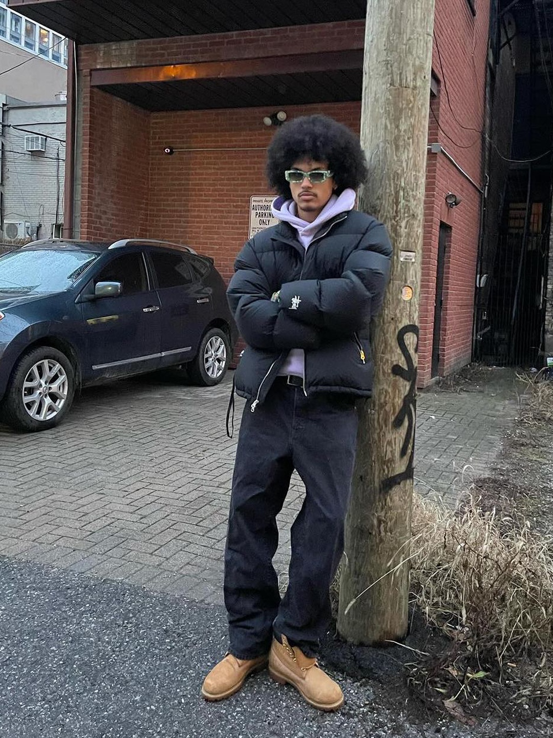 The North Face 1996 Eco Nuptse Jacket Real Black, The North Face 1996 Eco Nuptse Jacket Black 착용 스타일 - 5