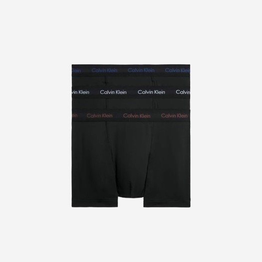 캘빈 클라인 코튼 스트레치 3팩 트렁크 B-마론