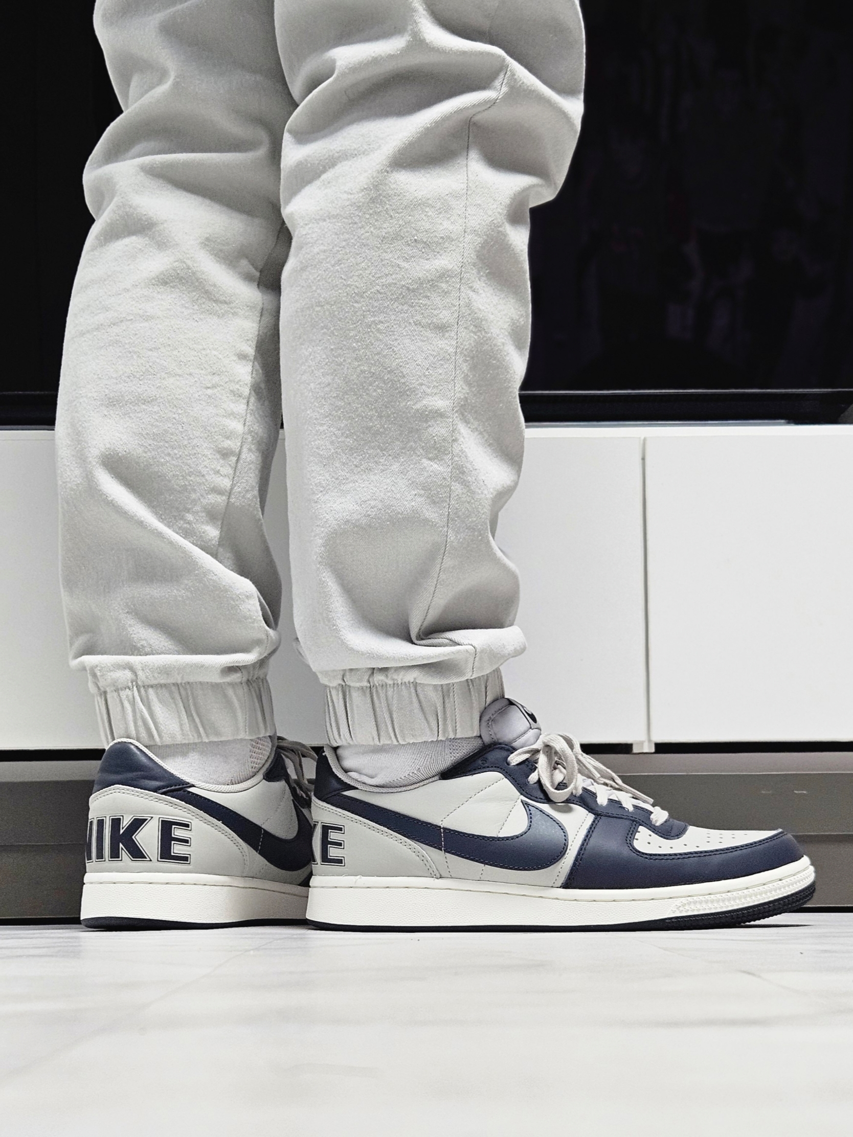 Nike Terminator Low Dark Obsidian and Granite 착용 스타일 - 3