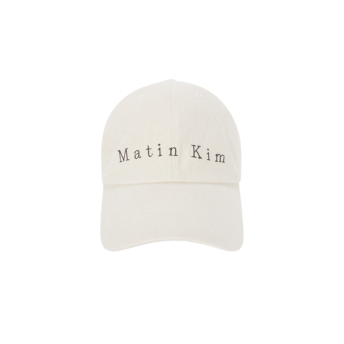 (W) Matin Kim Matin Cotton Washed Ball Cap Light Beige 상세 이미지 1