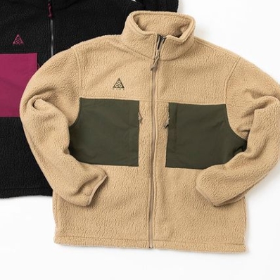 Nike ACG Microfleece Jacket Khaki - Asia 착용 스타일