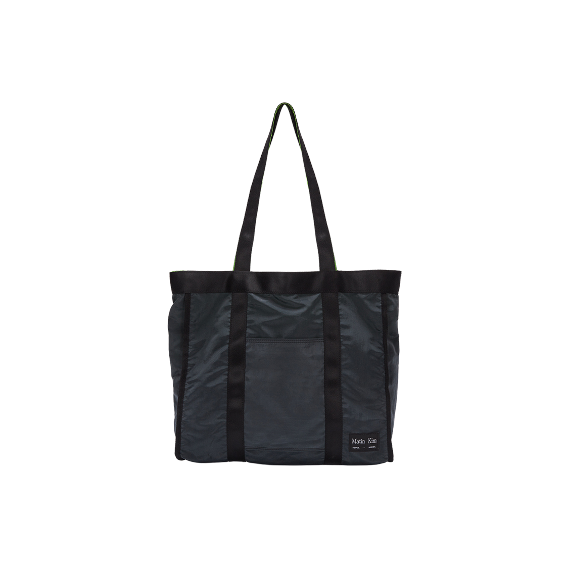 Matin Kim Reversible Square Tote Bag Charcoal 상세 이미지 1