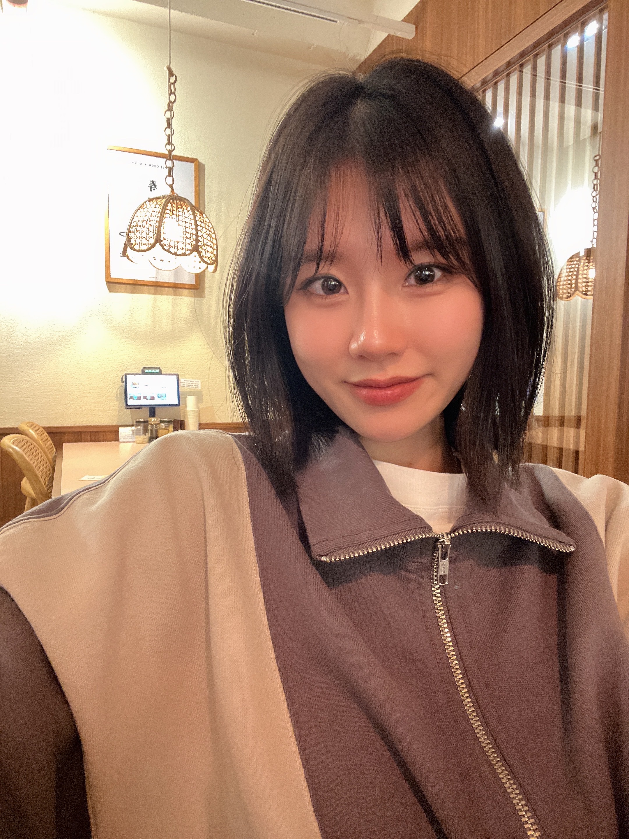 Cav Empt Slash Cut Zip Sweat Charcoal - 23FW 착용 스타일 - 1