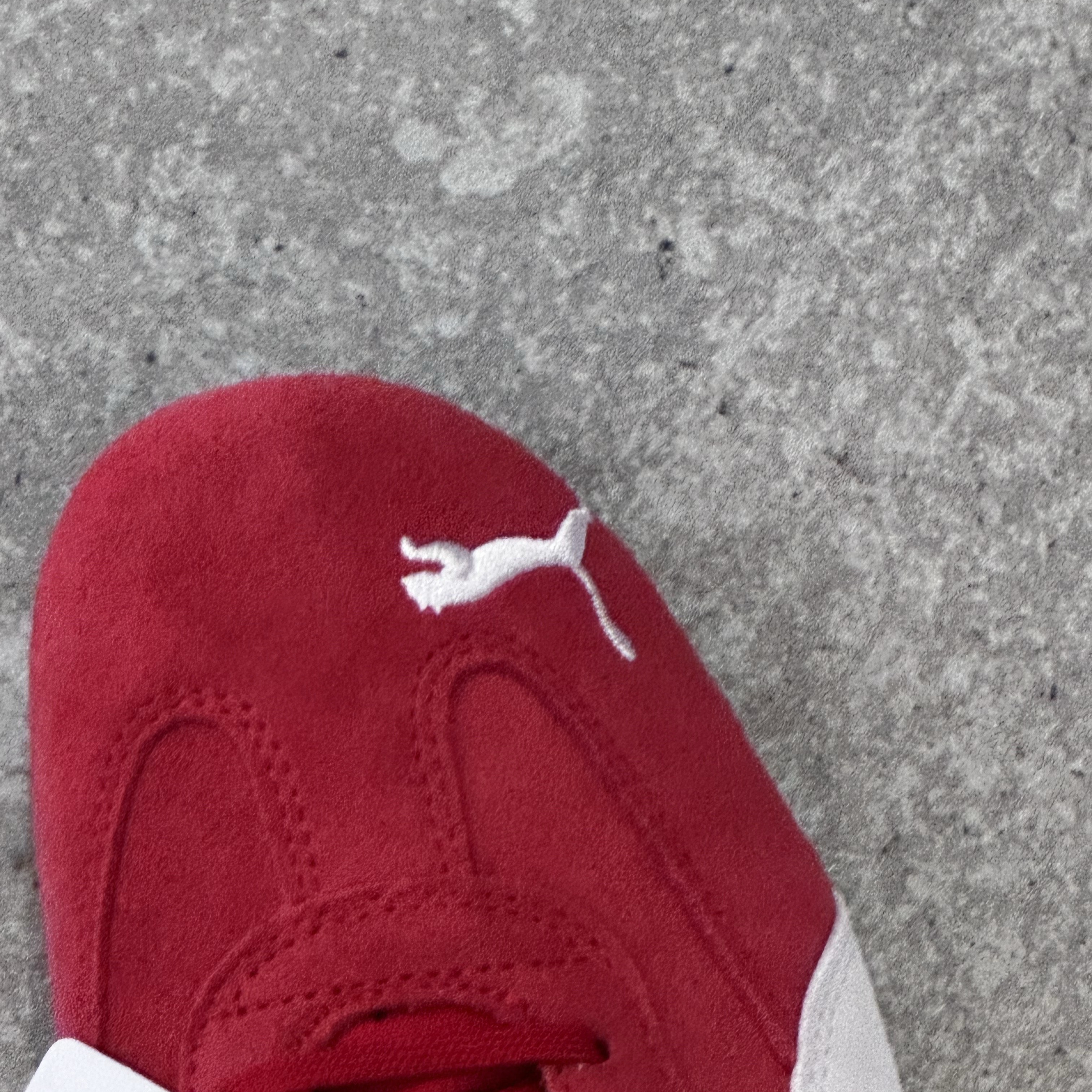 Puma Speedcat LS Black White, (W) Puma Speedcat LS High Risk Red White 착용 스타일 - 7