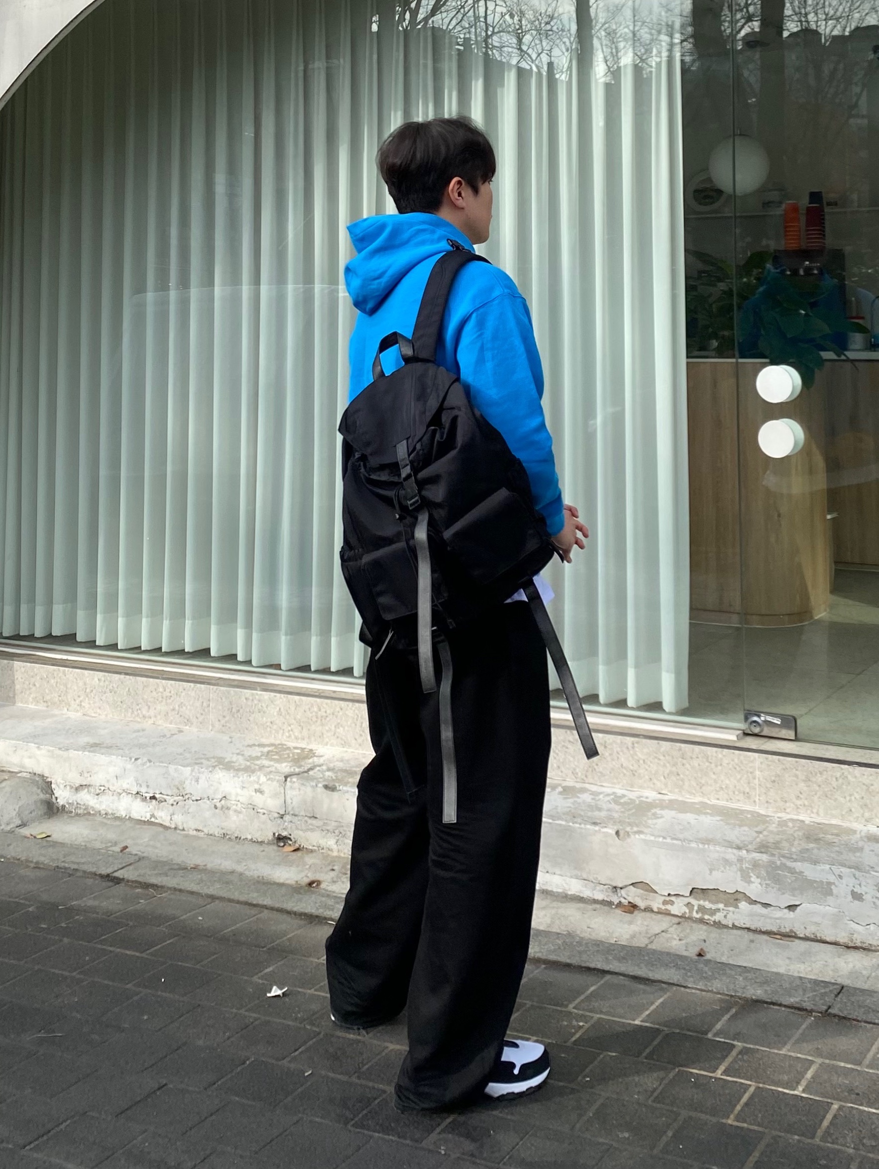 Nike x Comme des Garcons Homme Plus Air Max Sunder SP White Black 착용 스타일 - 3