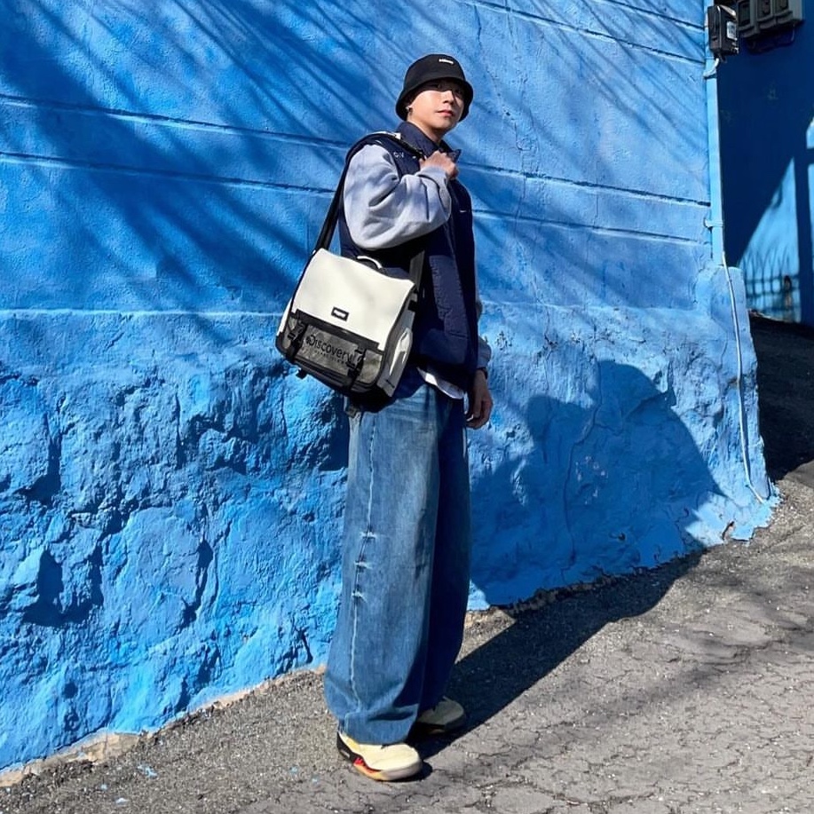 Nike x Cav Empt Vest Navy, Jordan 5 x Off-White Retro SP Sail Fire Red 착용 스타일