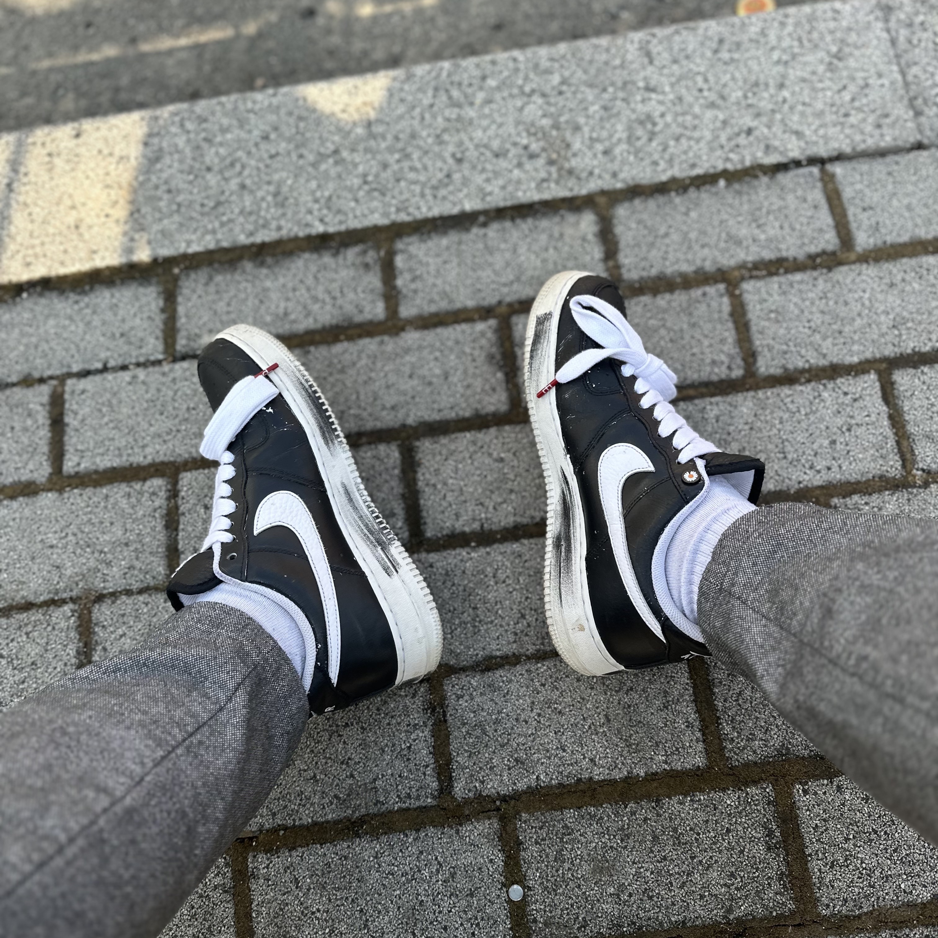 Nike x Peaceminusone Air Force 1 Low Para-Noise 착용 스타일 - 2