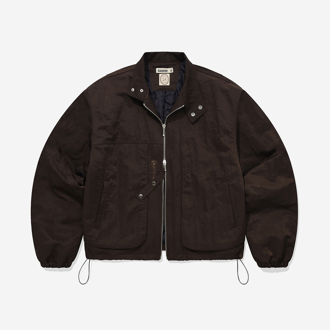 KAT9052 Karactor Harrington Blouson Jacket Brown