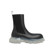 Rick Owens Beatle Bozo Tractor Boots Black Clear