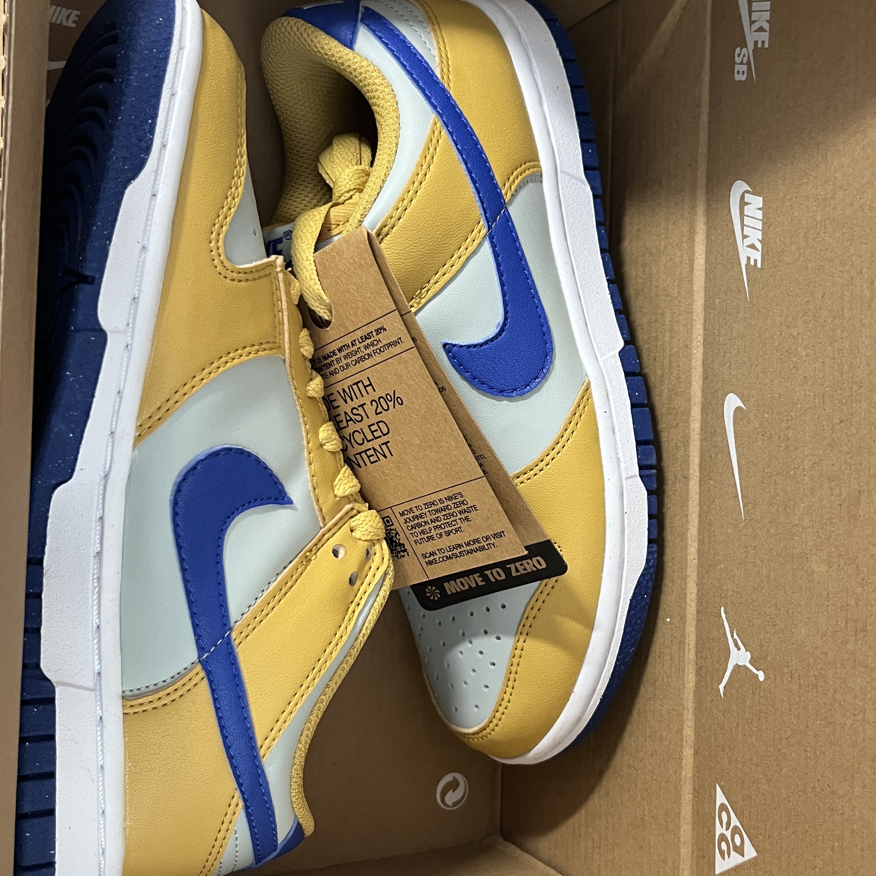 (W) Nike Dunk Low Next Nature Wheat Gold 착용 스타일