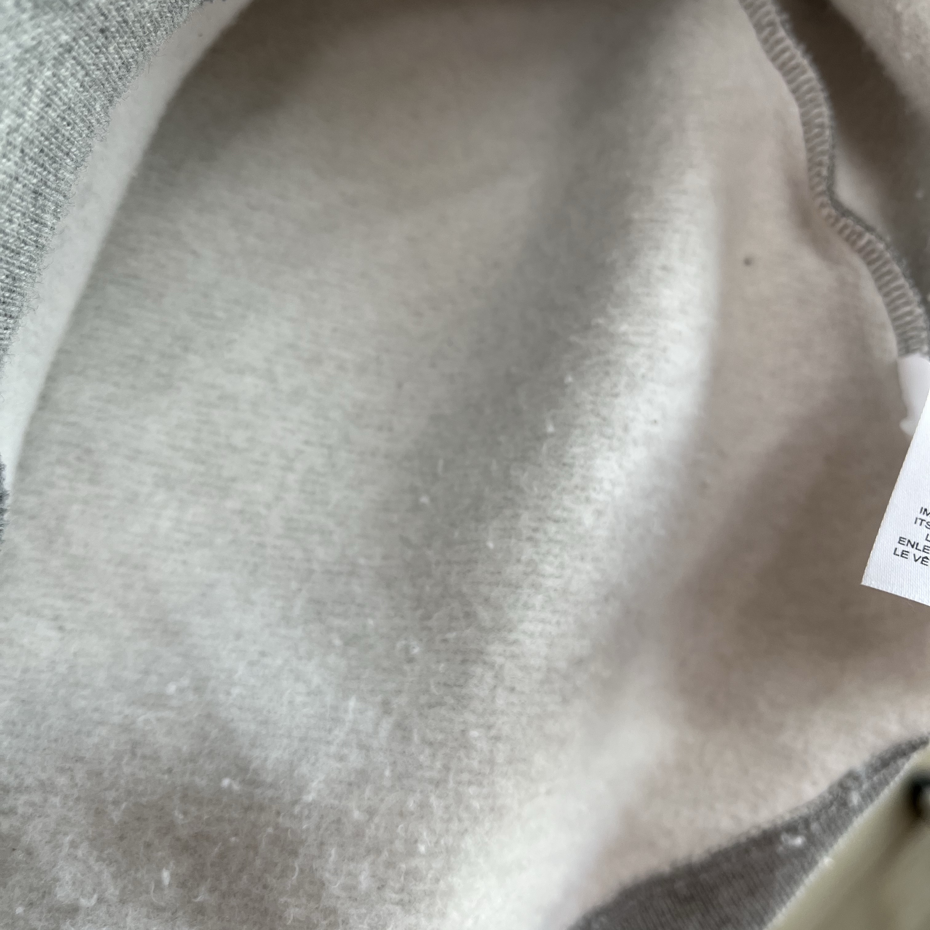 Nike x Stussy NRG ZR Fleece Crewneck Heather Grey - US/EU 착용 스타일 - 3