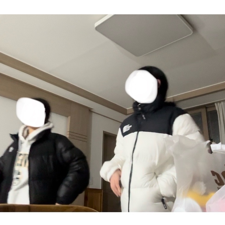 The North Face 1996 Eco Nuptse Jacket White 착용 스타일 - 2