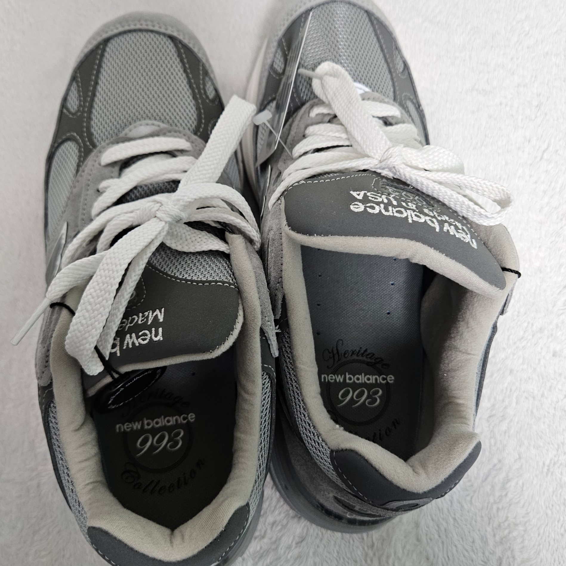 New Balance 993 Made in USA Grey - D Standard 착용 스타일