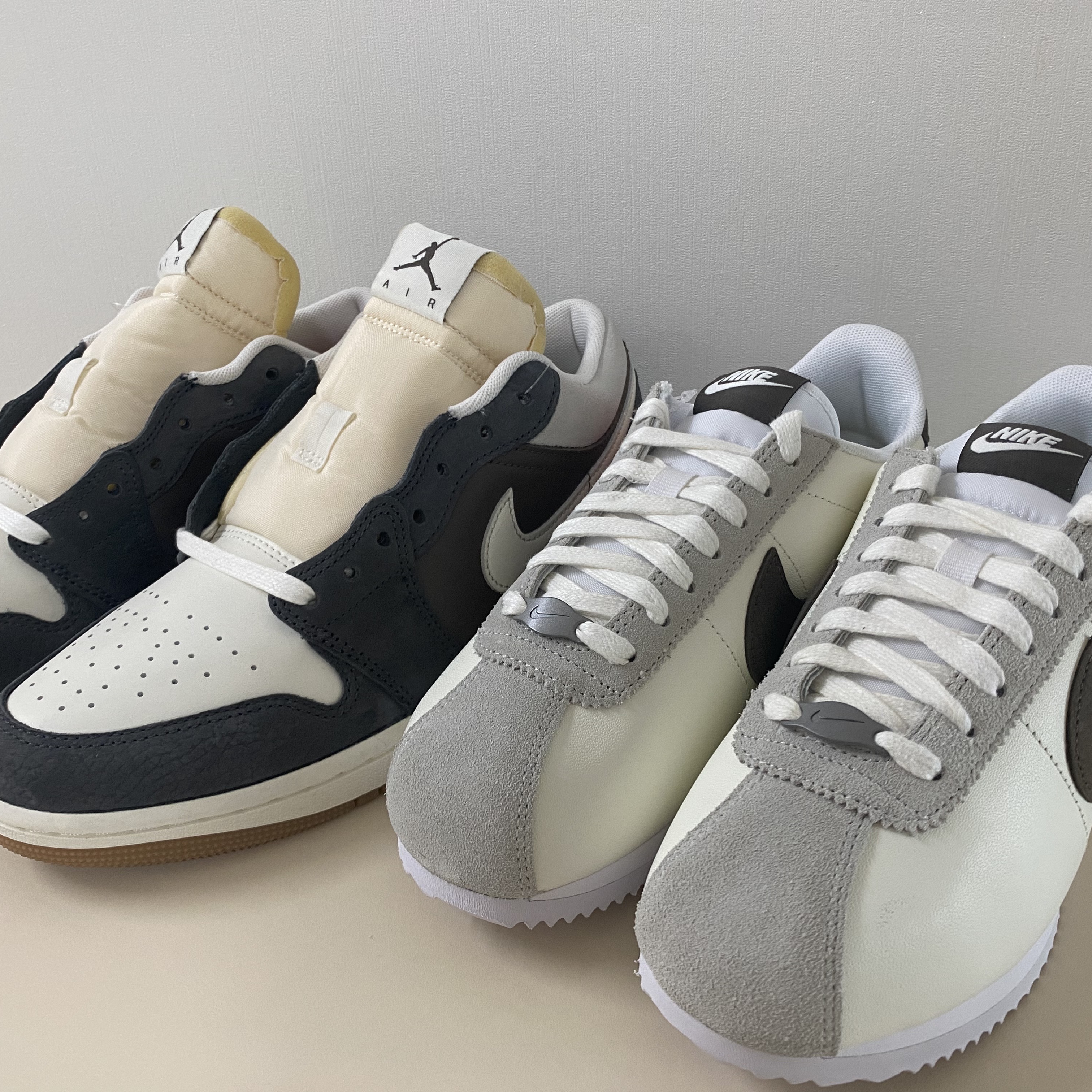 Jordan 1 Low Kkachi, (W) Nike Cortez 23 Kkachi 착용 스타일 - 1