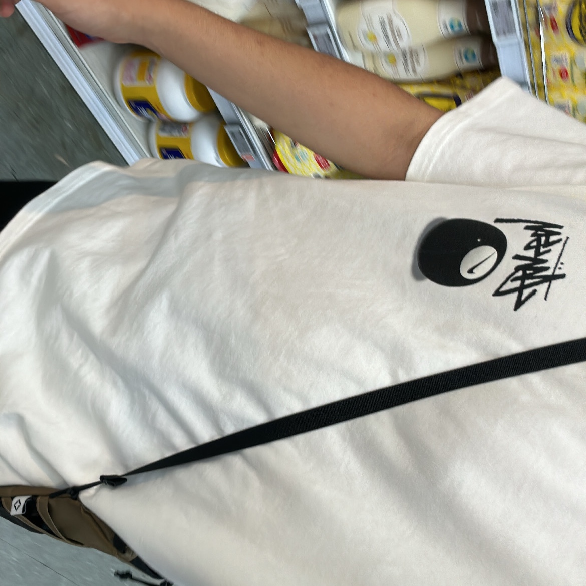 Nike x Stussy NRG FL SS 8 Ball T-Shirt White (DO9323-100) 착용 스타일