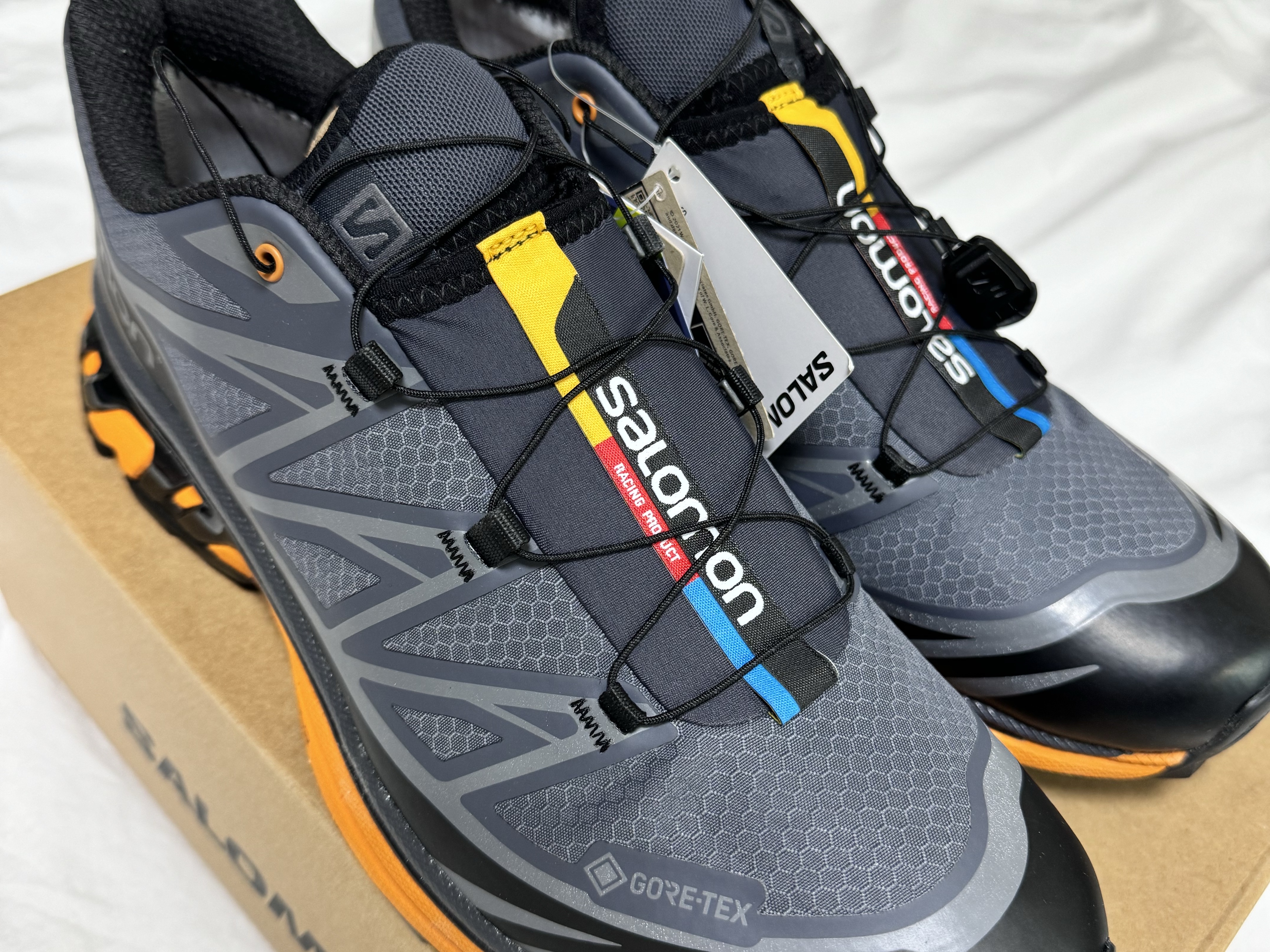 Salomon XT-6 Gore-Tex Utility Black Ebony 착용 스타일 - 2