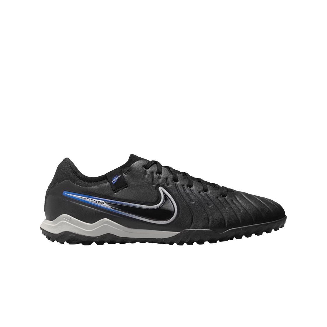 나이키 티엠포 레전드 10 프로 TF 블랙 하이퍼 로얄 크롬(Nike Tiempo Legend 10 Pro TF Black Hyper Royal Chrome)