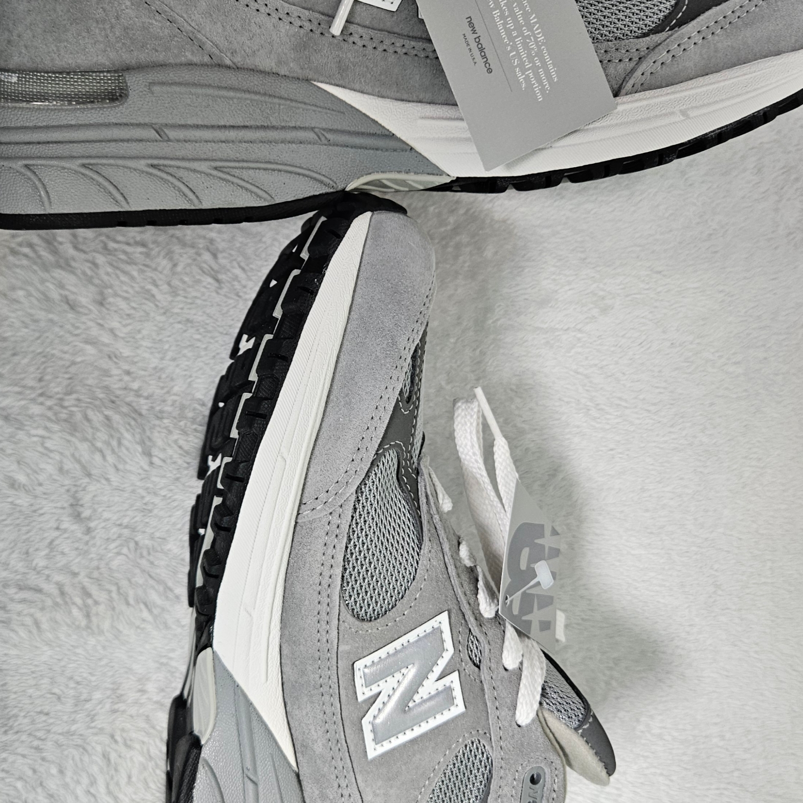 New Balance 993 Made in USA Grey - D Standard 착용 스타일