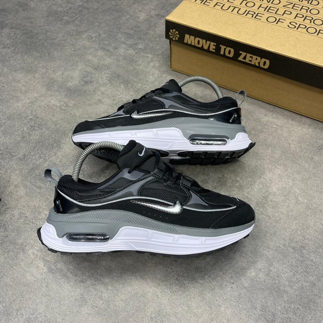 (W) Nike Air Max Bliss Black Oil Grey 착용 스타일