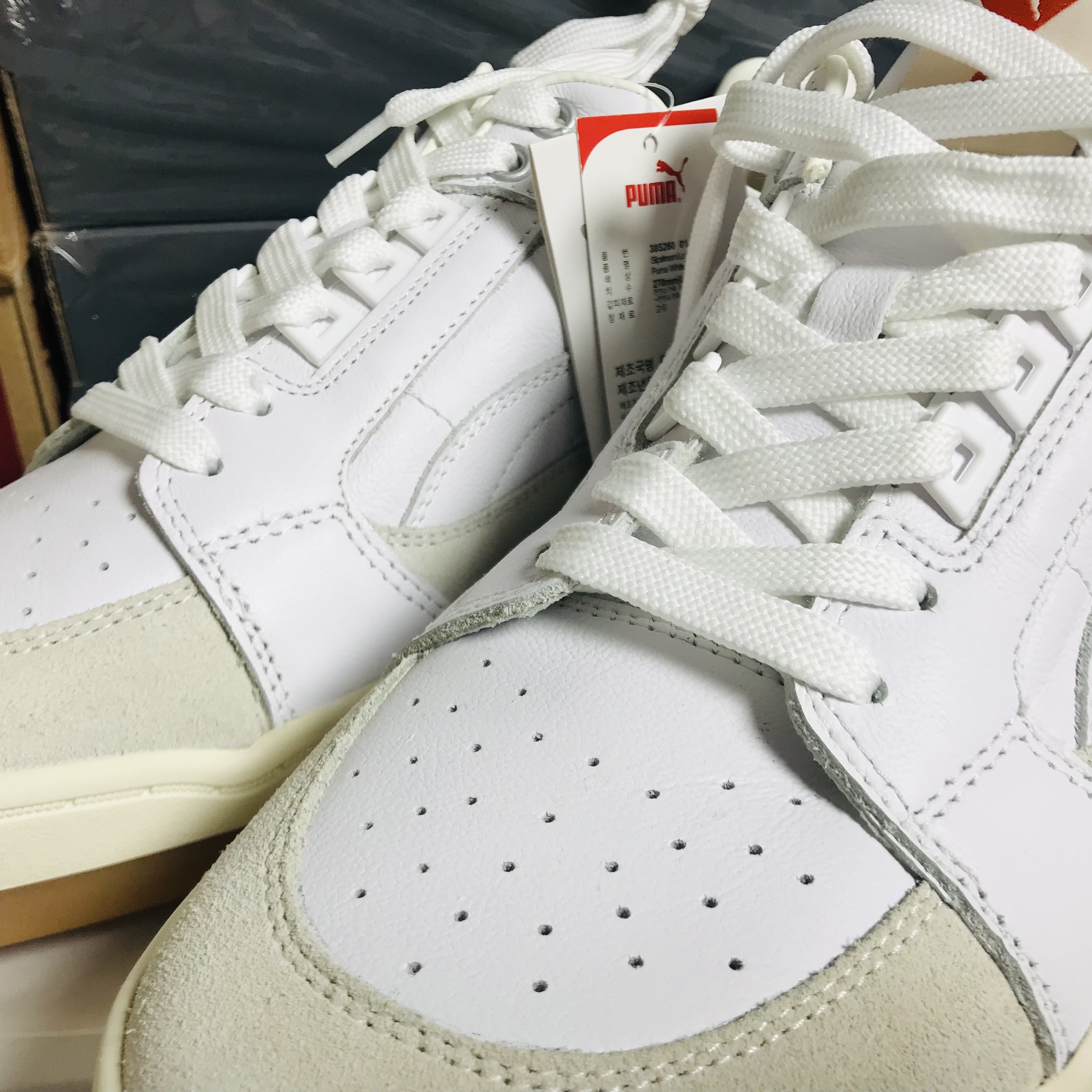 Puma x AMI Slipstream Low White Pristine 착용 스타일