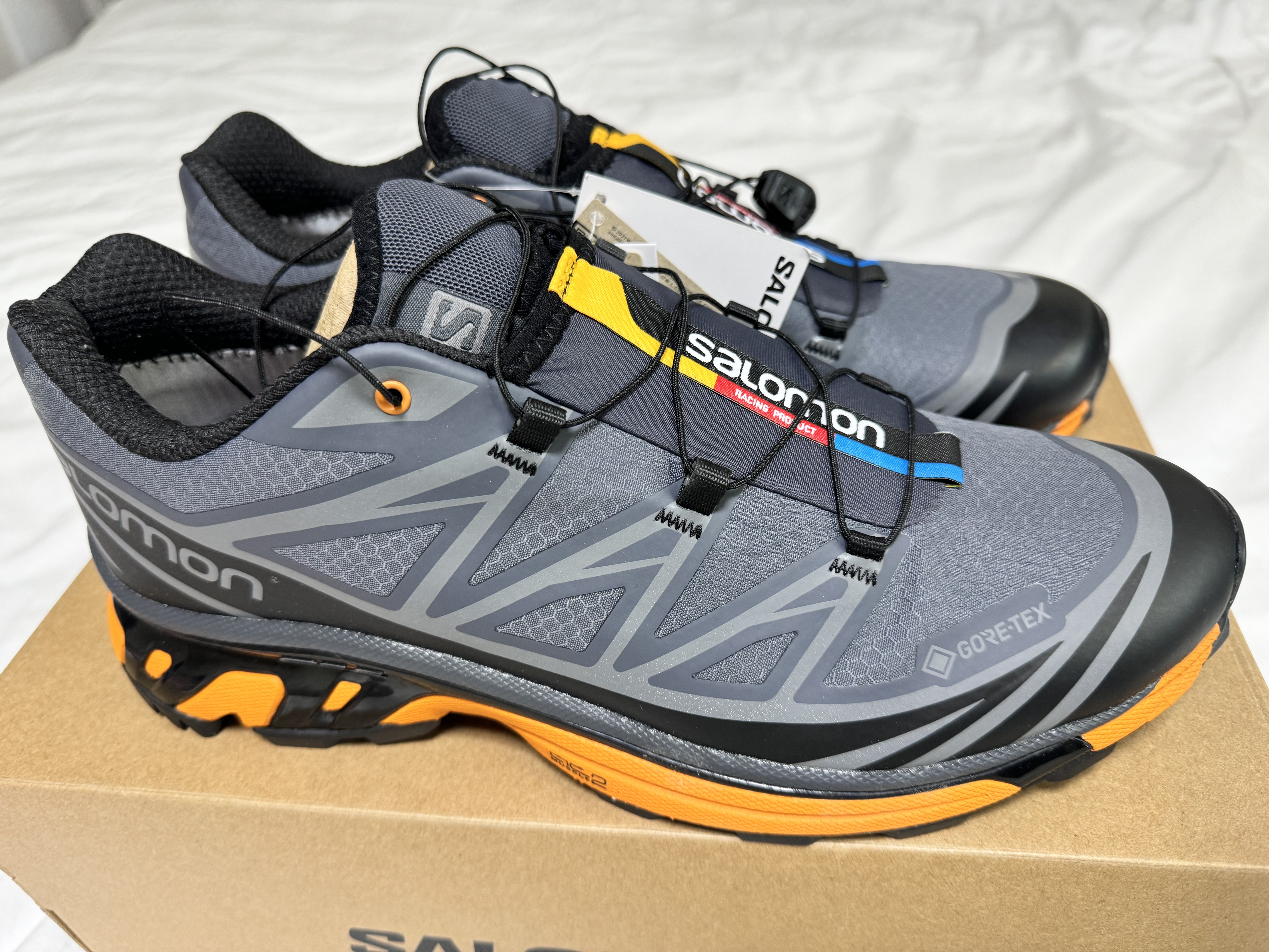 Salomon XT-6 Gore-Tex Utility Black Ebony 착용 스타일 - 4
