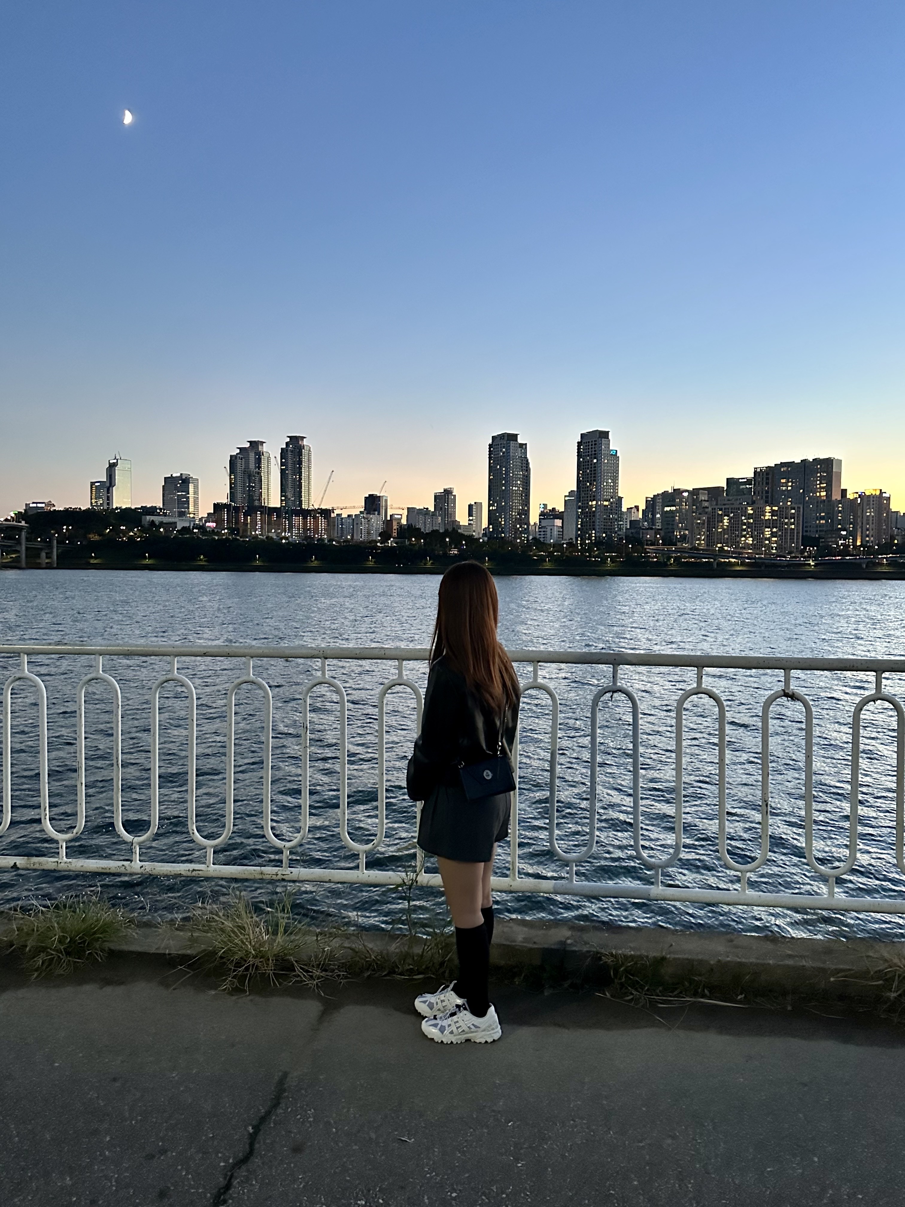 (W) Asics x Matin Kim Gel-Sonoma 15-50 Glacier Grey White 착용 스타일 - 1