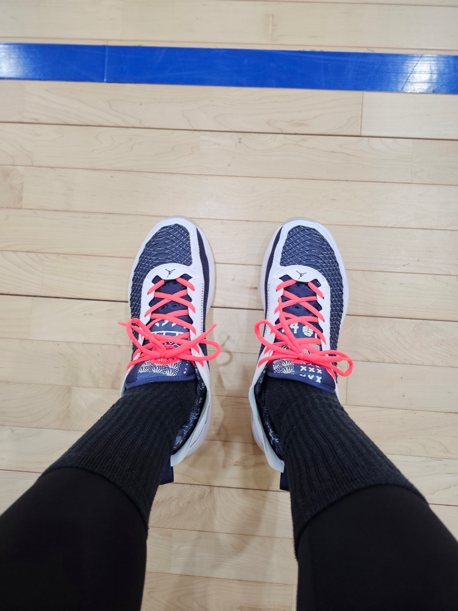 Jordan Luka 1 White Neutral Indigo 착용 스타일