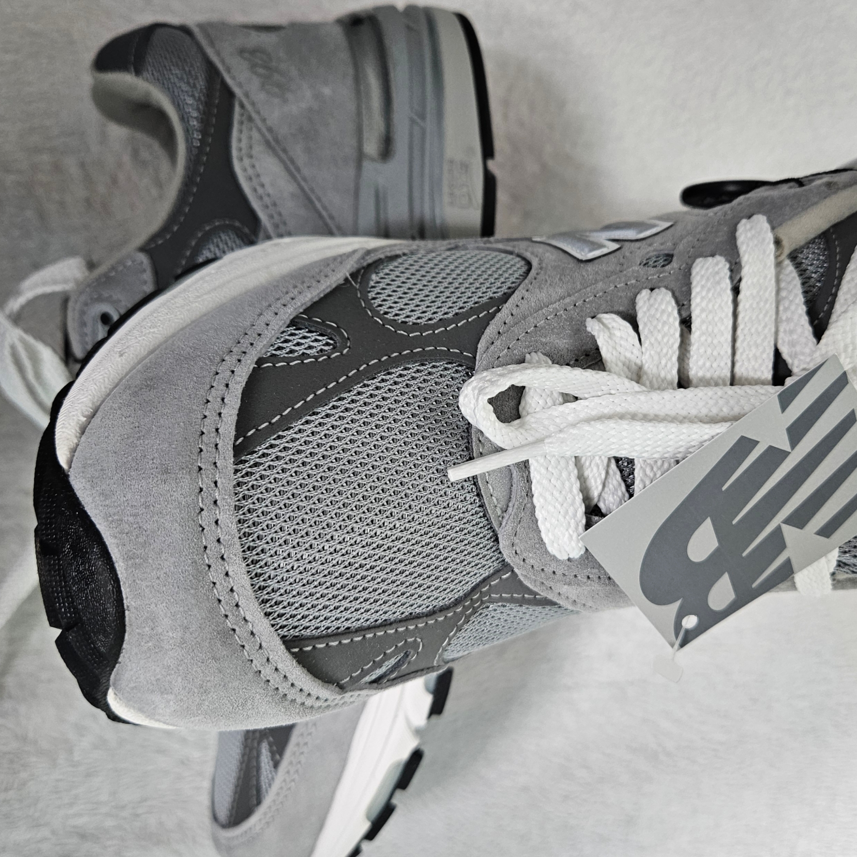 New Balance 993 Made in USA Grey - D Standard 착용 스타일