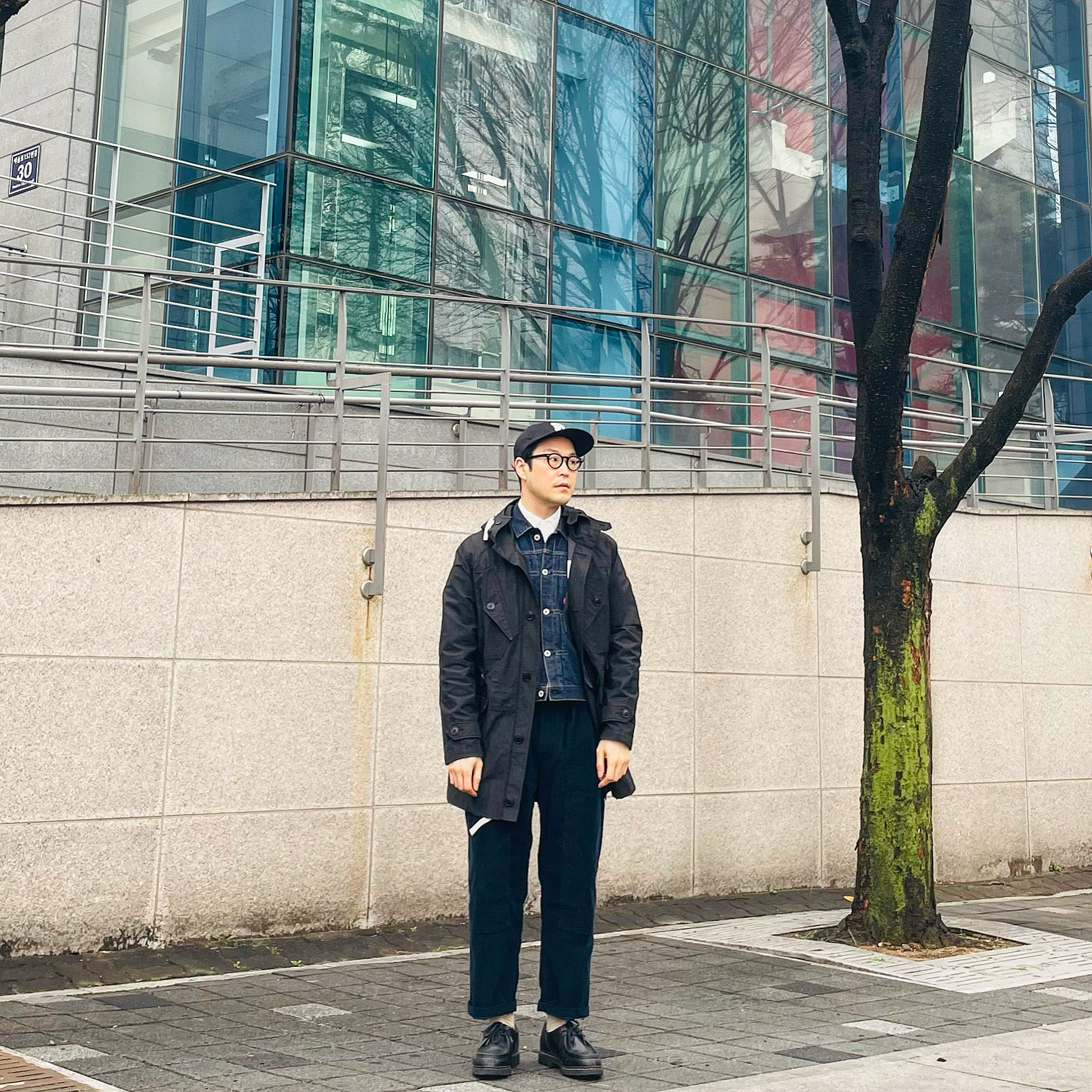 Paraboot Michael Lisse Black 착용 스타일