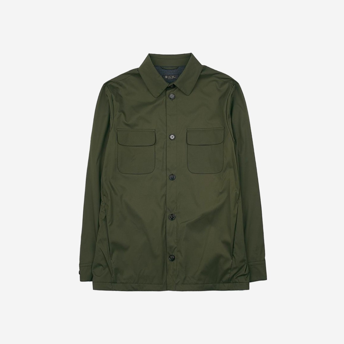 Loro Piana Technical Fabric Storm System Overshirt Tea Leaf 상세 이미지 1