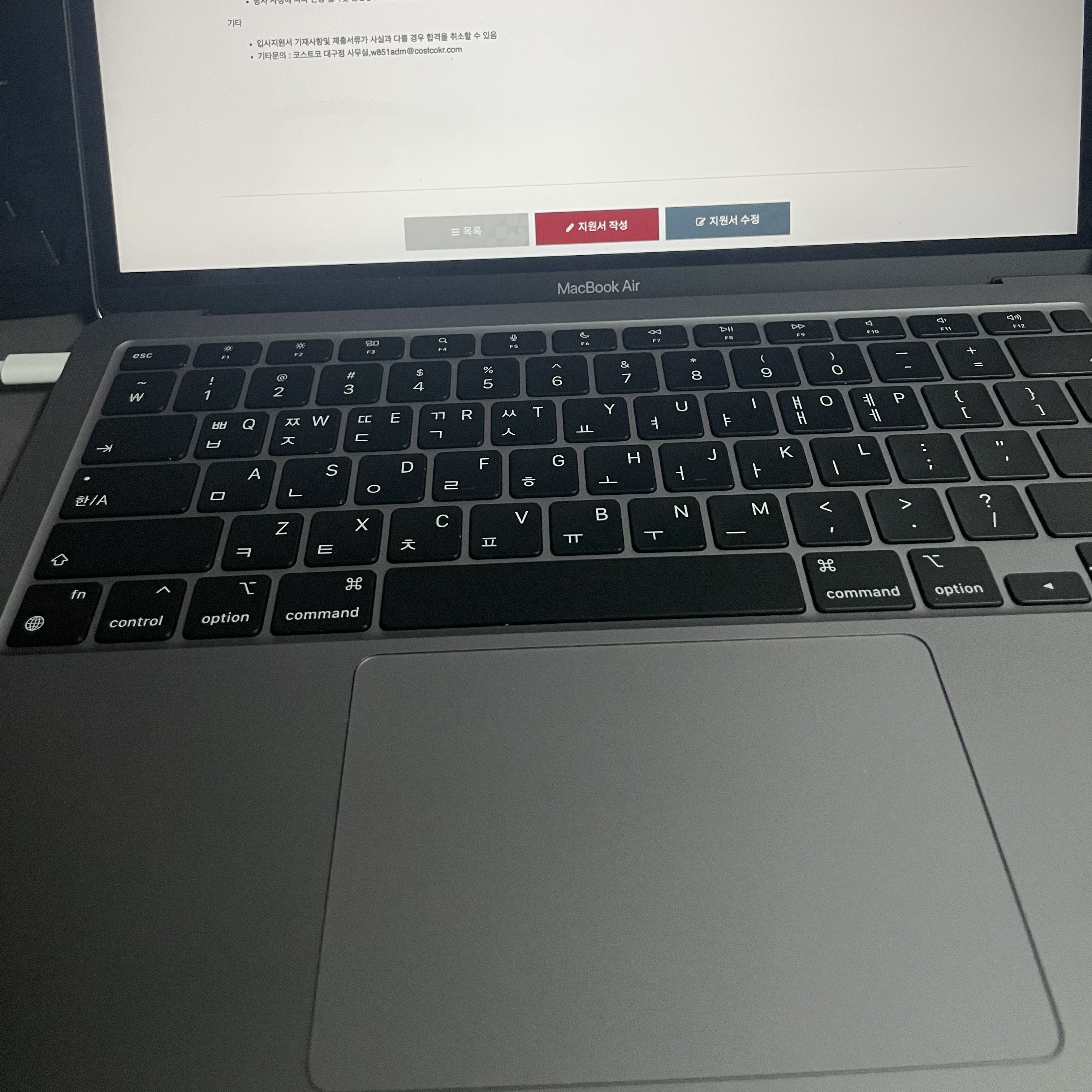Apple 2020 MacBook Air 13 M1 256GB SSD / 8GB RAM Silver (Korean Ver.) 착용 스타일