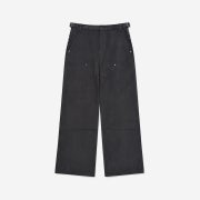 Karactor Western Boots Cut Work Pants Charcoal