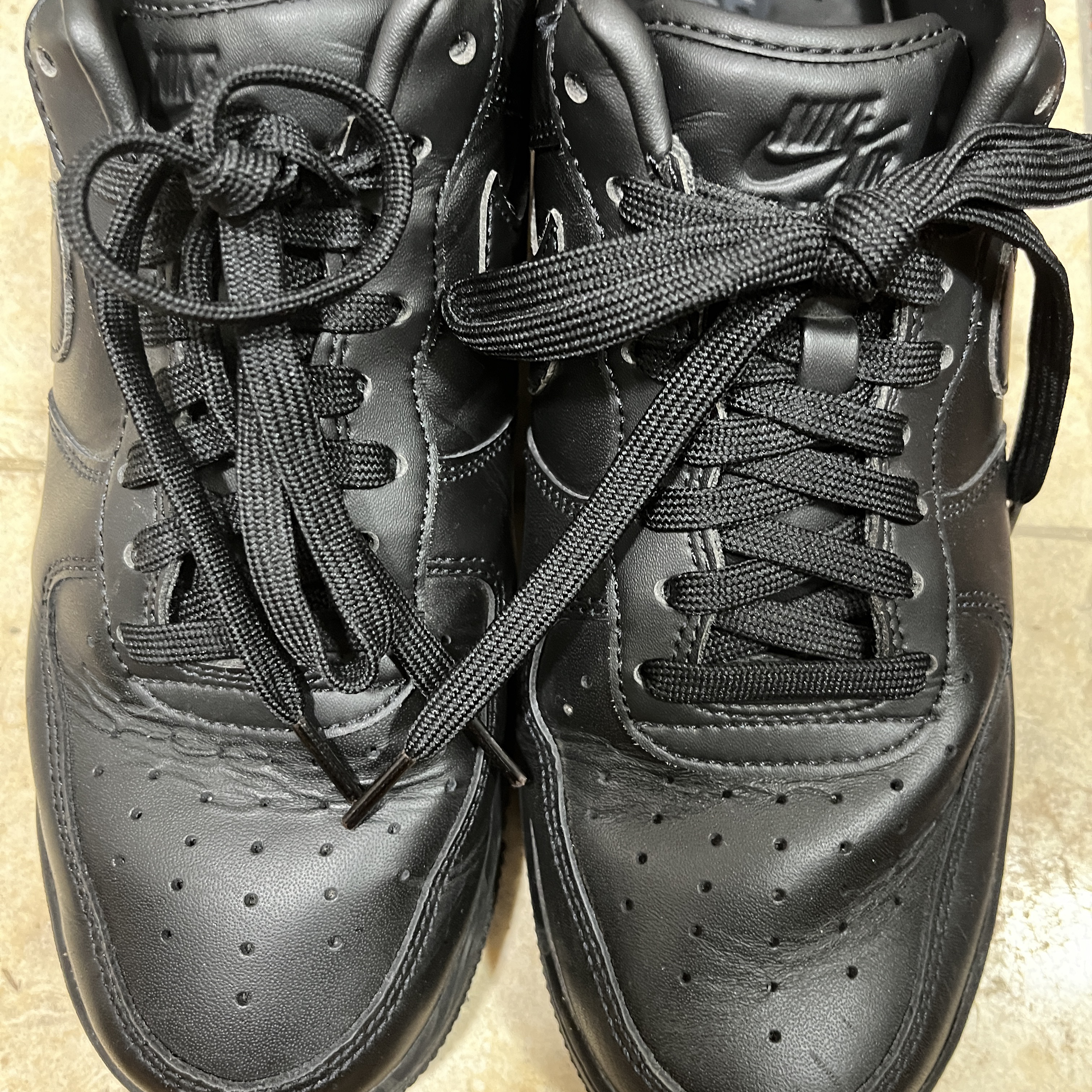 Nike Air Force 1 '07 Fresh Black 착용 스타일