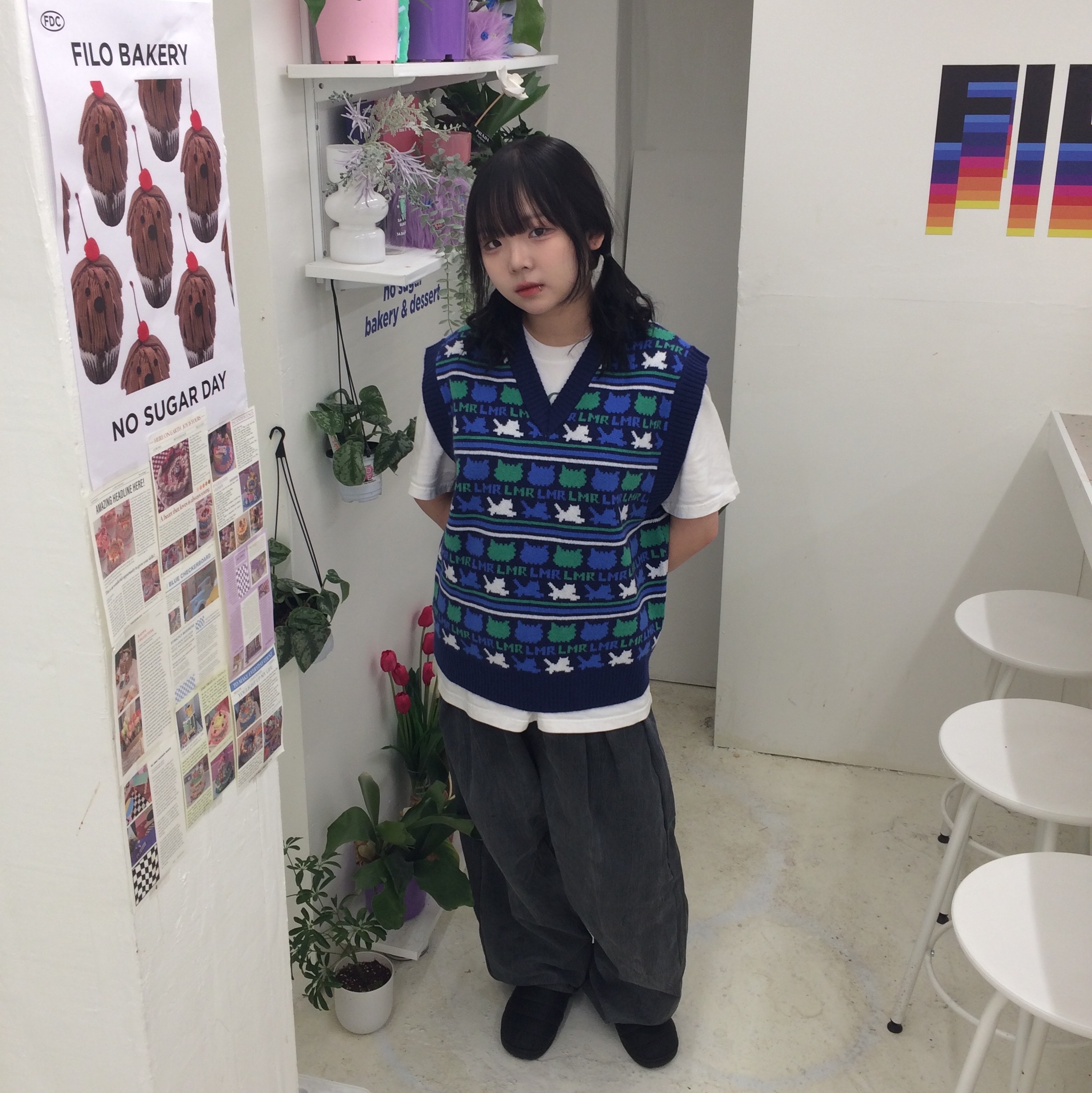 Subu Permanent F-Line Black 착용 스타일 - 3