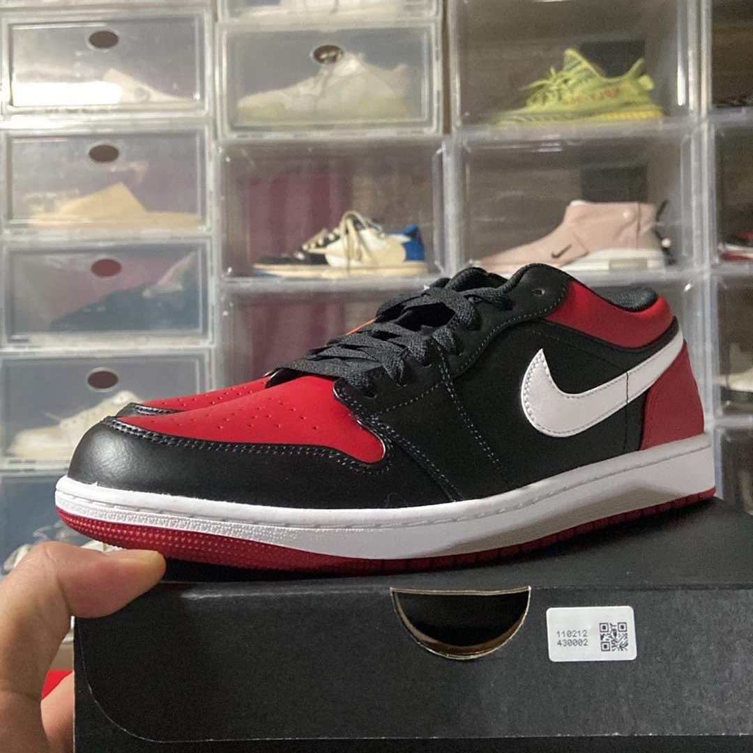 Jordan 1 Low Alternate Bred Toe 착용 스타일
