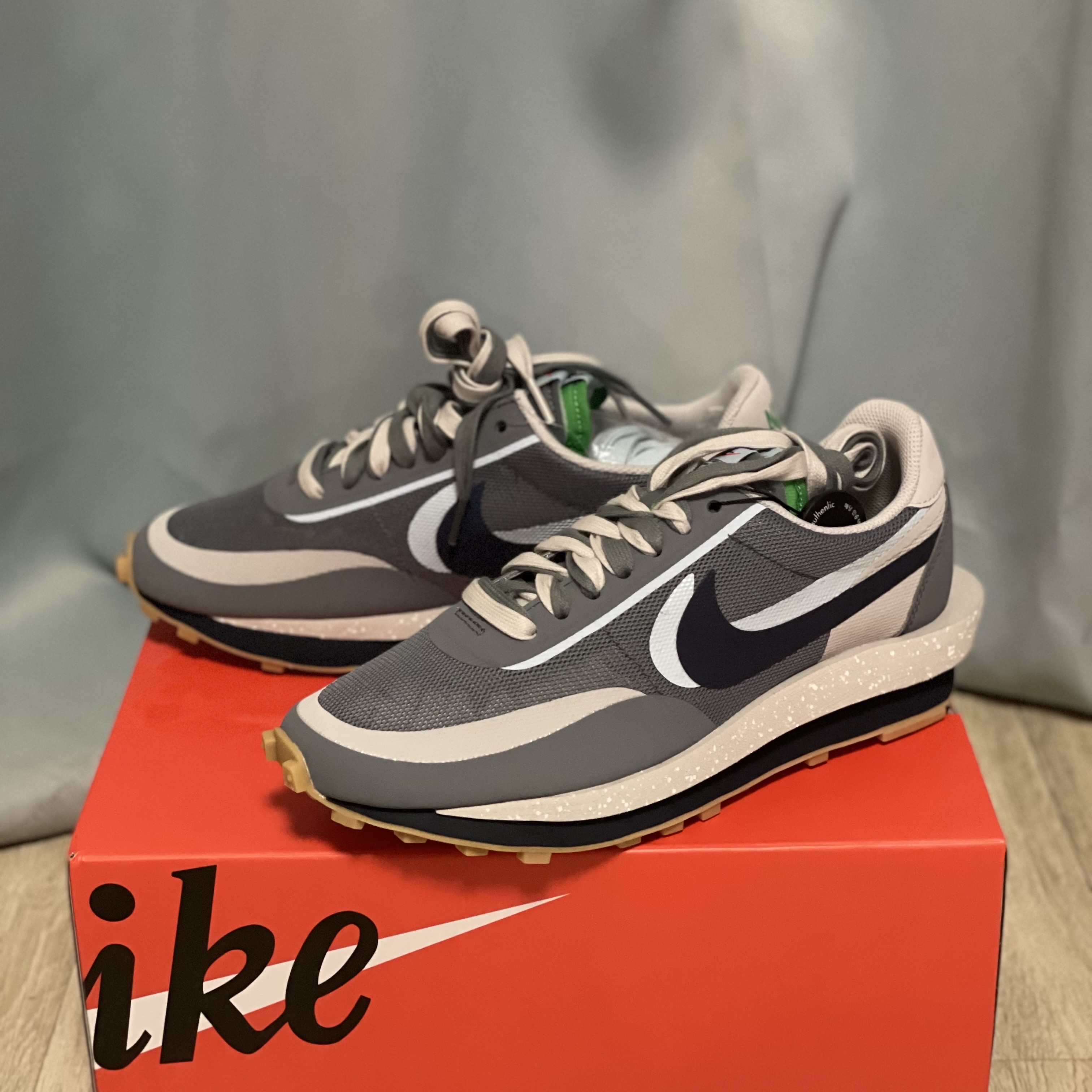 Nike x Sacai x Clot LDWaffle Cool Grey 착용 스타일