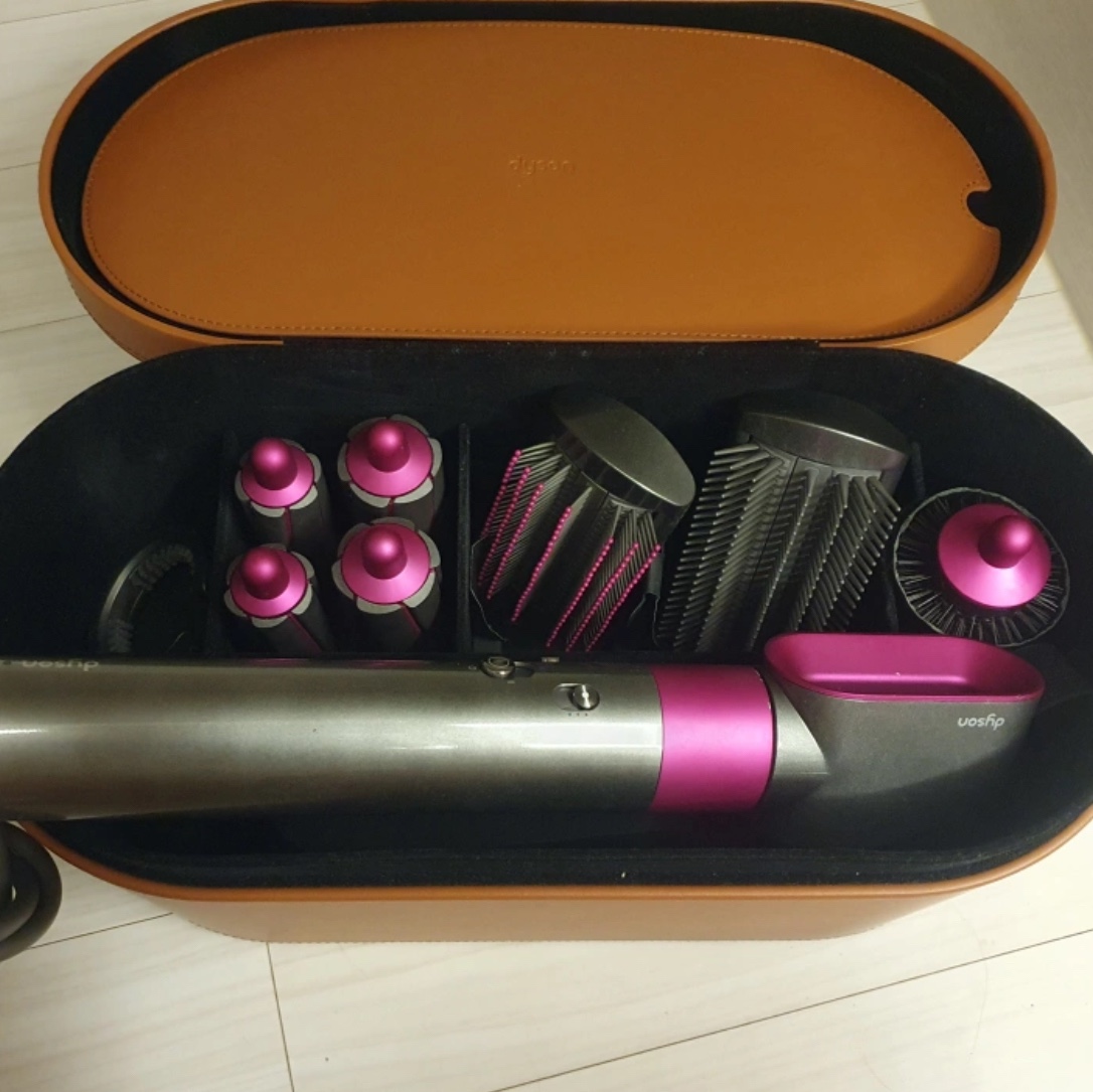 Dyson Airwrap Multi Styler Complete Fuchsia Nickel (Korean Ver.) 착용 스타일