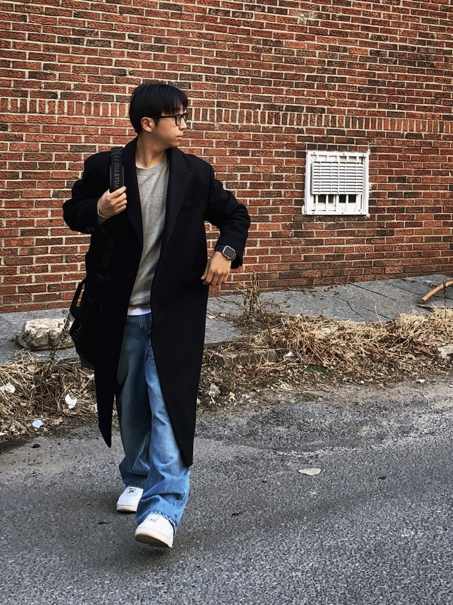 나이키 에어포스 1 '07 로우 화이트 착용 스타일