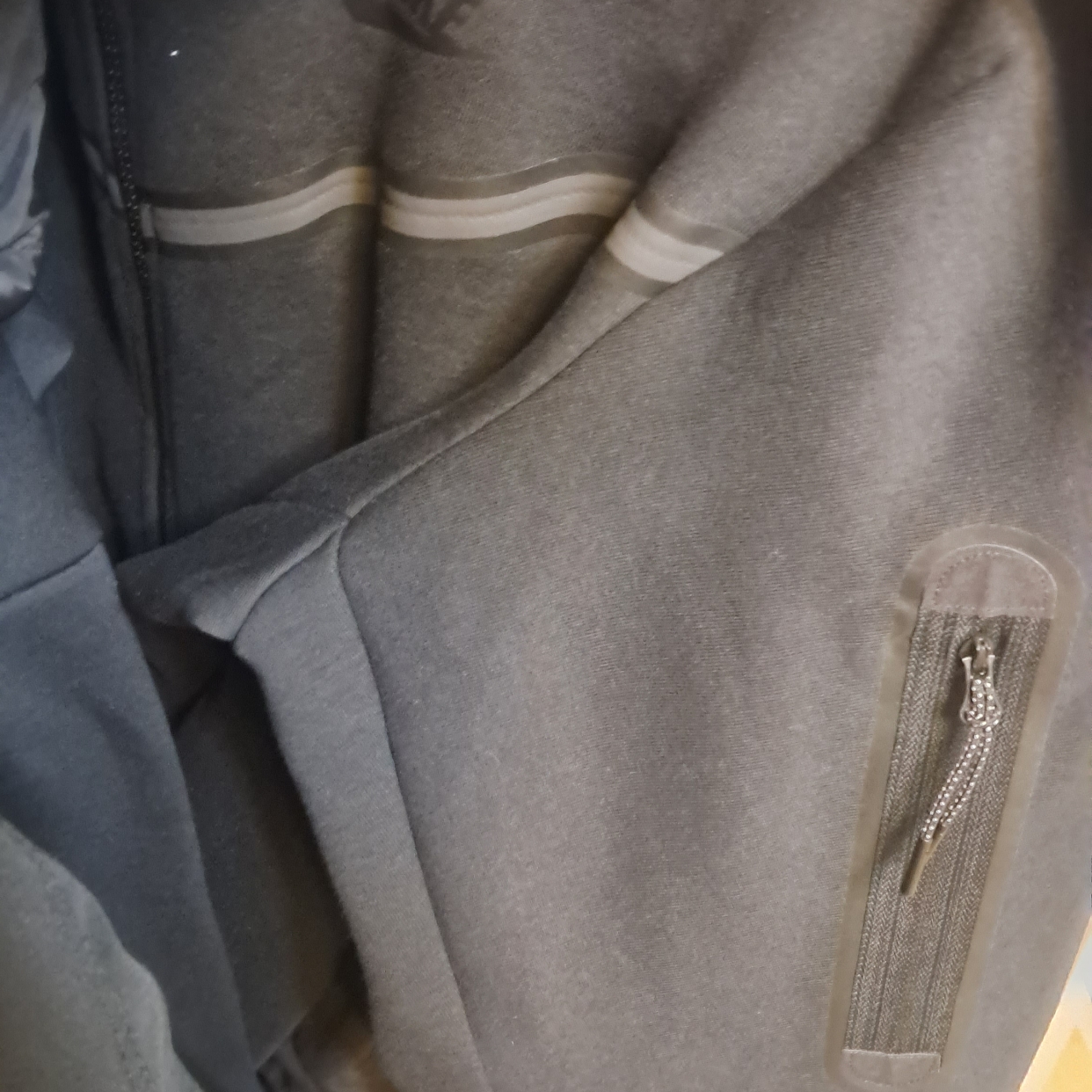 Nike NSW Tech Fleece Full Zip Hoodie Black - Asia 착용 스타일 - 1